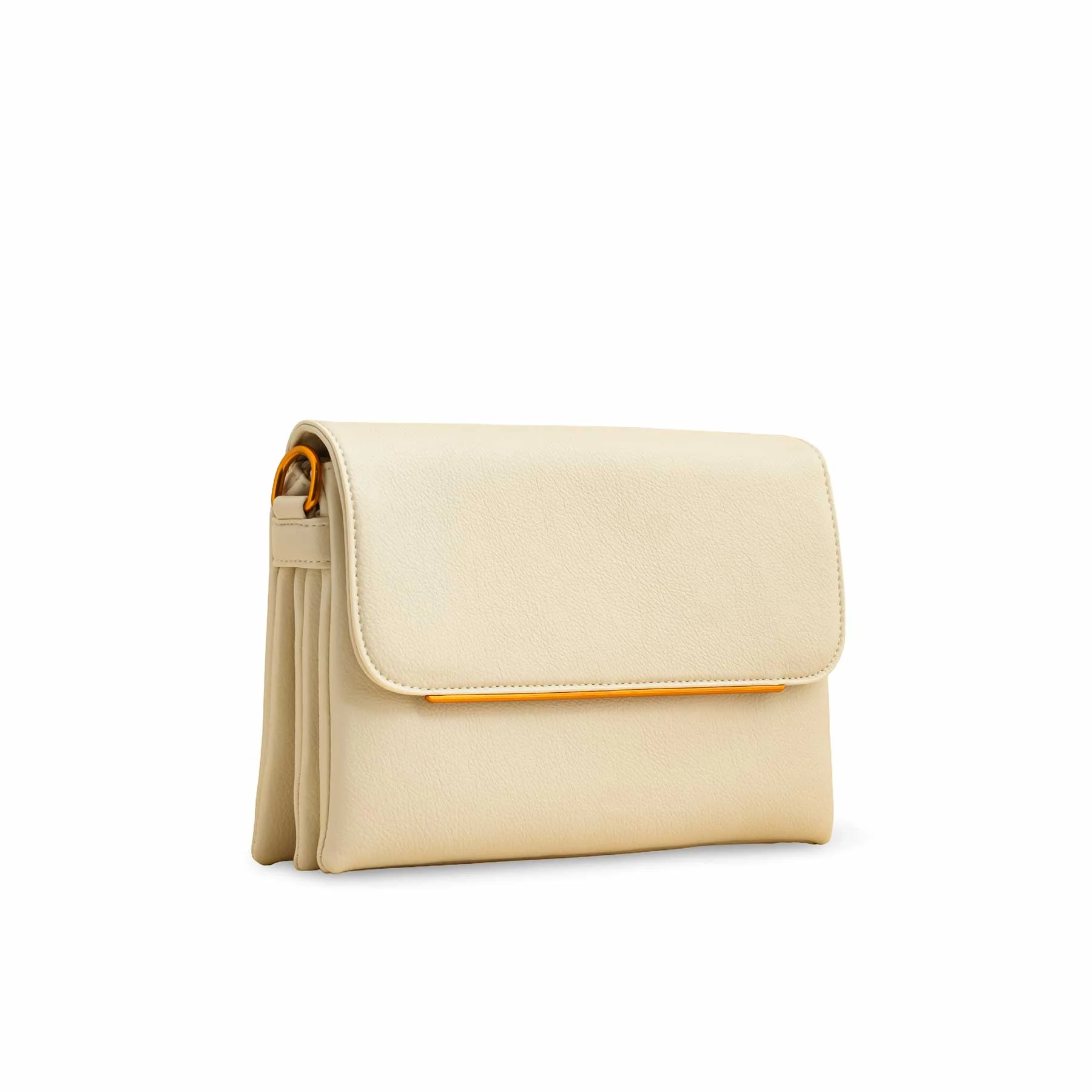 Beige Women Formal Shoulder Bag P36366 - Image 3