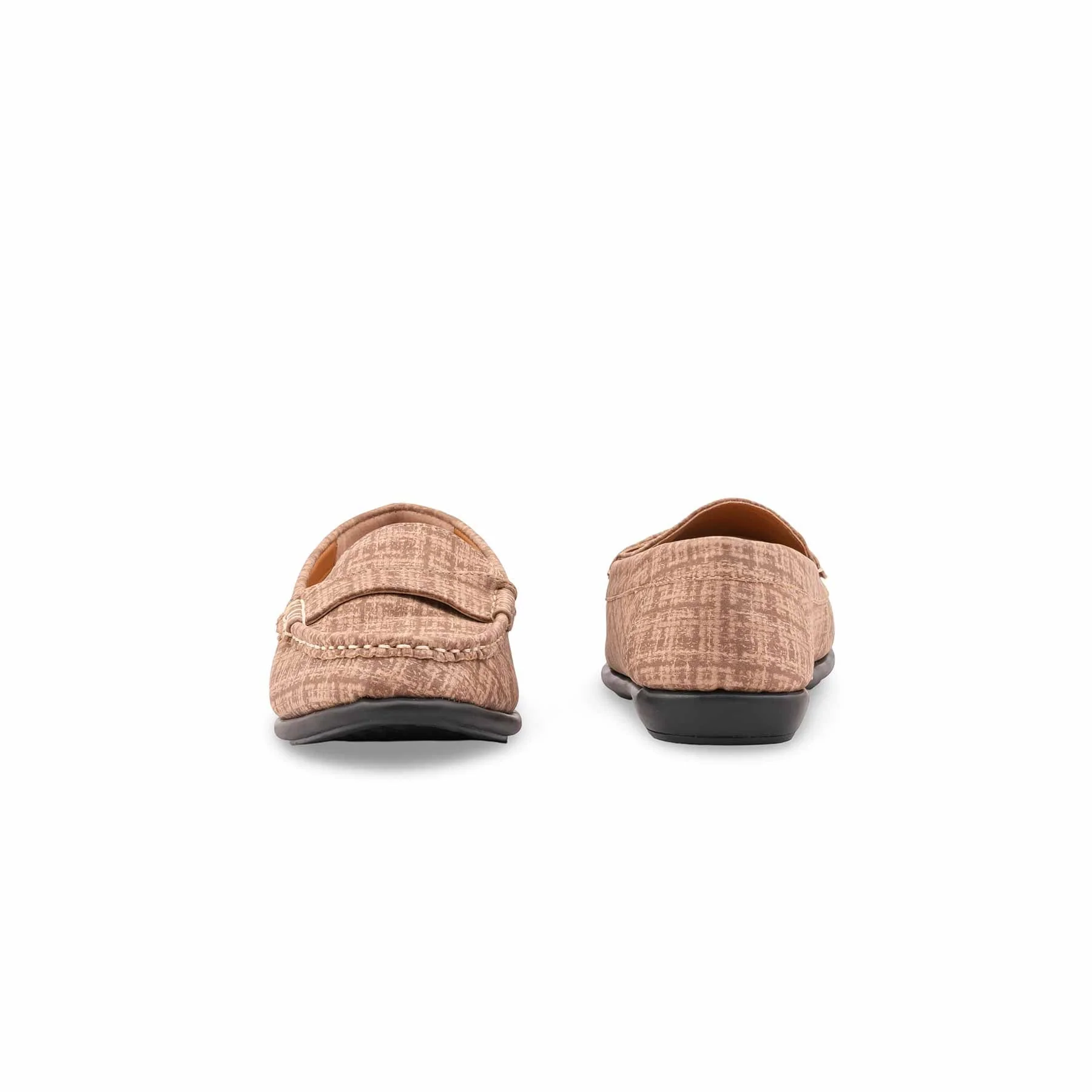Beige Women Moccasin WN4477 - Image 4