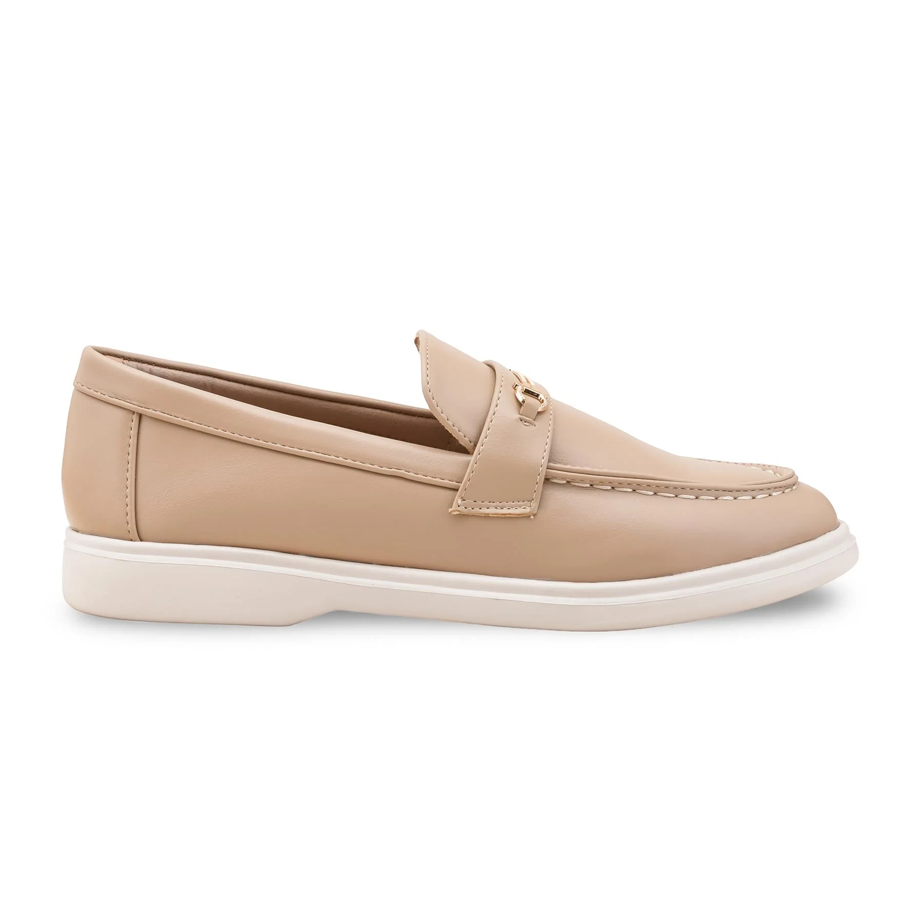 Beige Women Moccasin WN4525 - Image 2