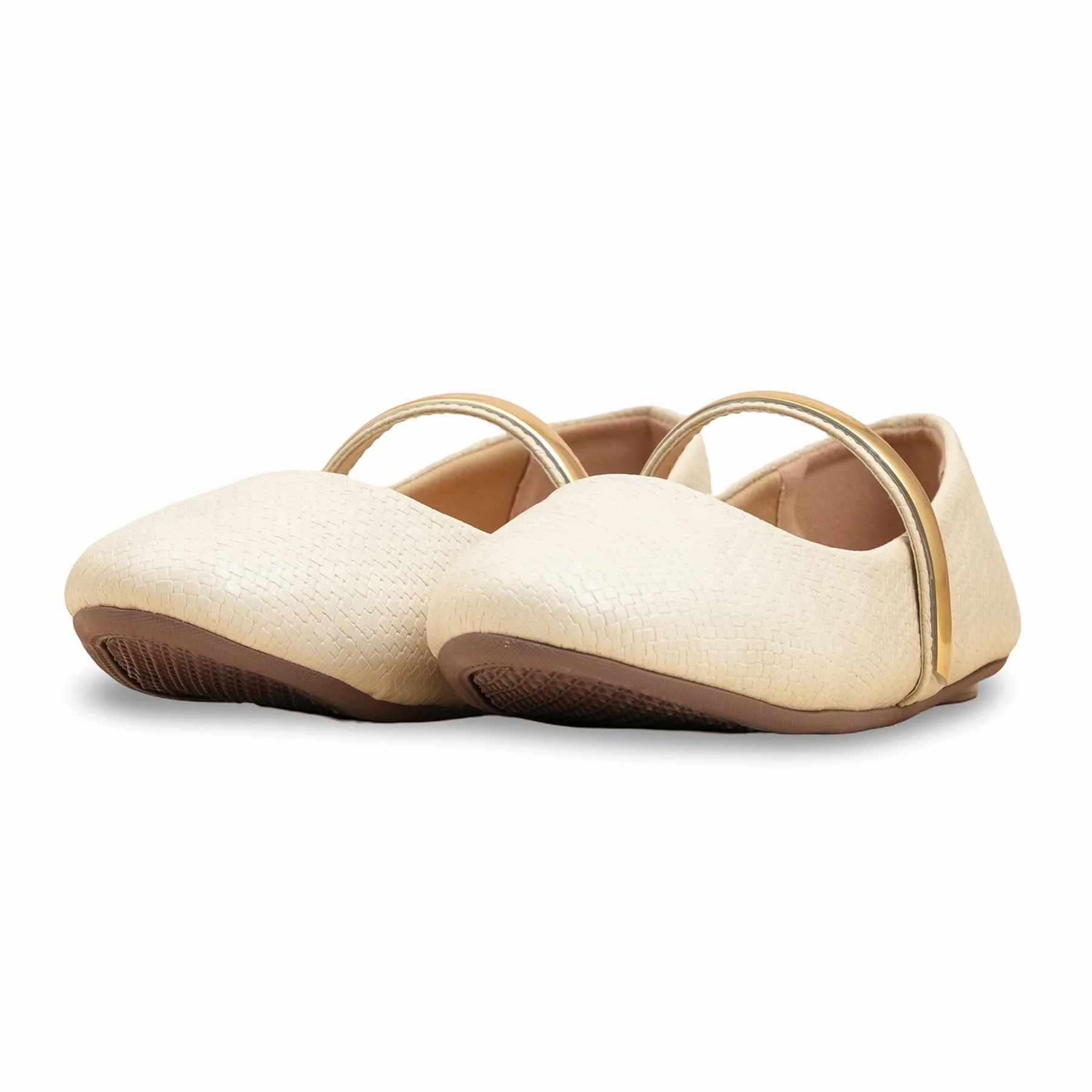 Beige Women Pumps WN1318 - Image 3