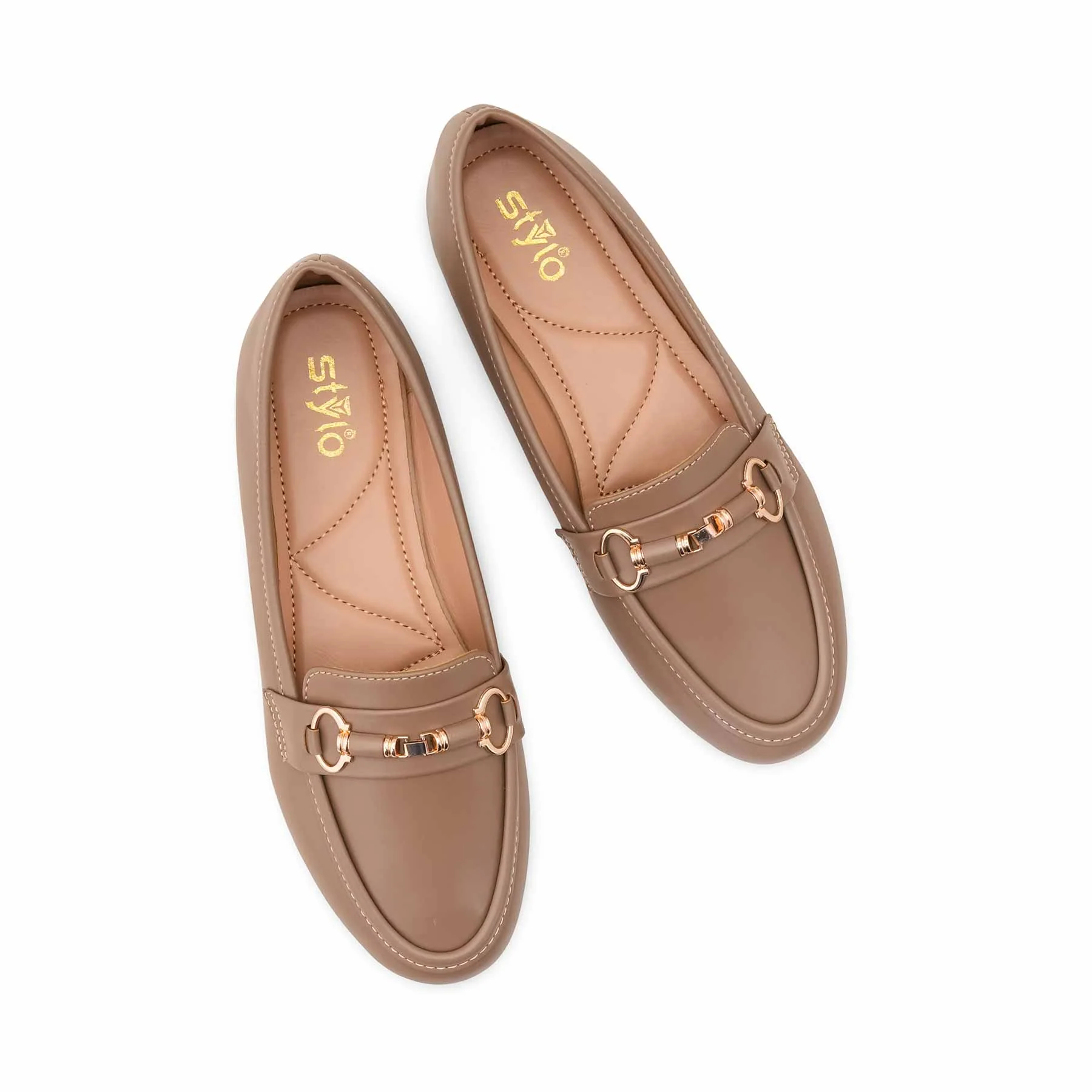 Beige Women Pumps WN1335 - Image 5