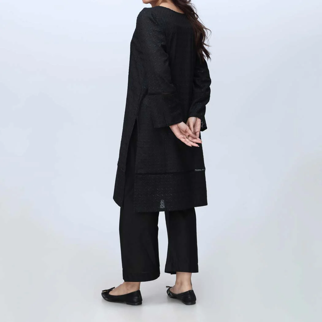 1PC-Embroidered ChikanKari Shirt PS4170 - Image 3