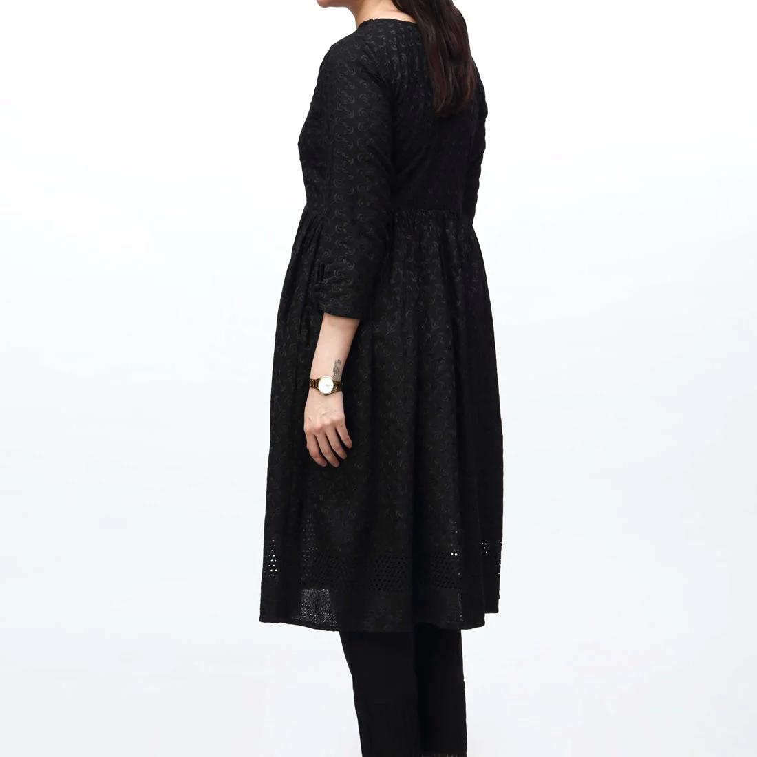 1PC- Embroidered Chikankari Shirt PS4174 - Image 3