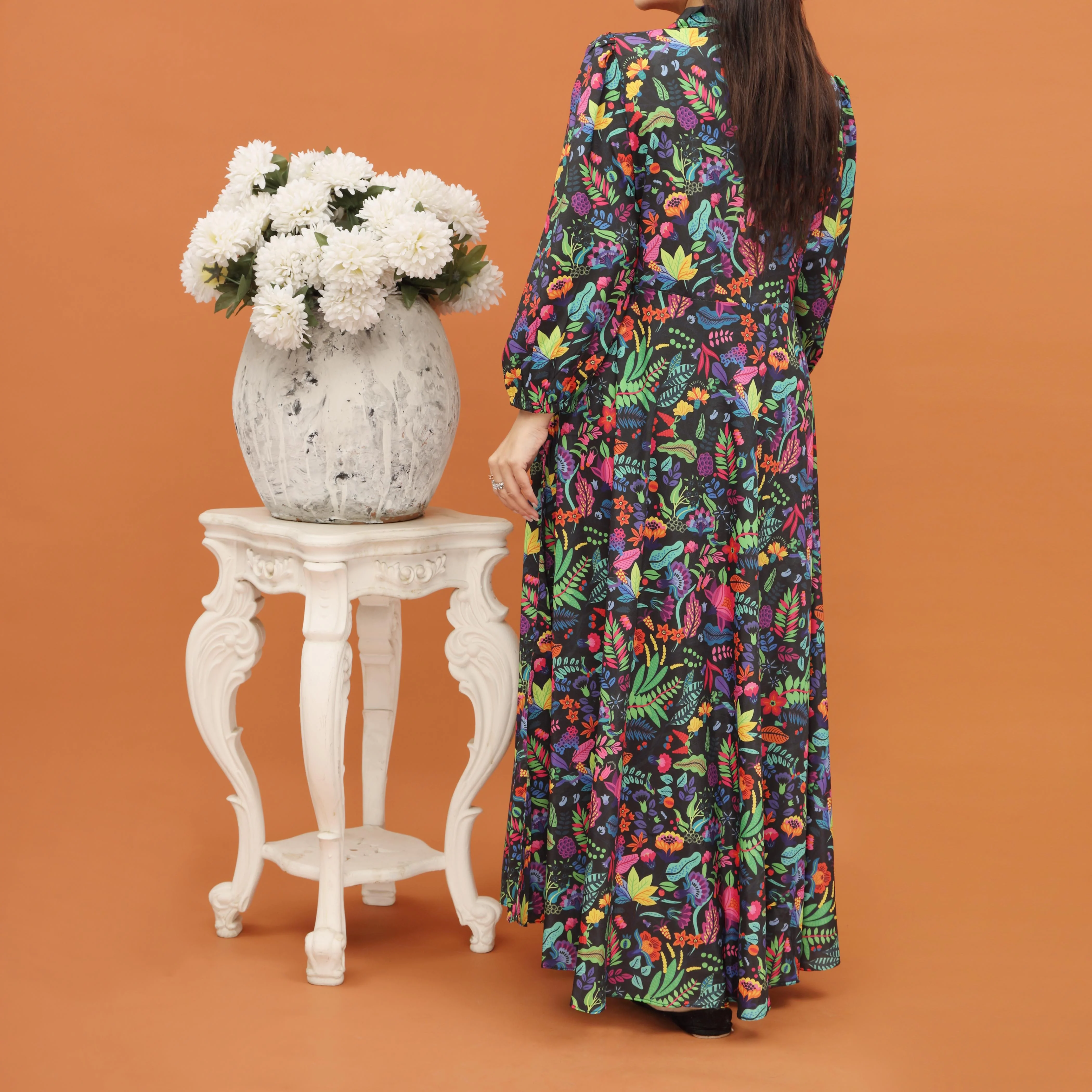 1PC- Printed Grip Silk Shirt PS5016 - Image 3