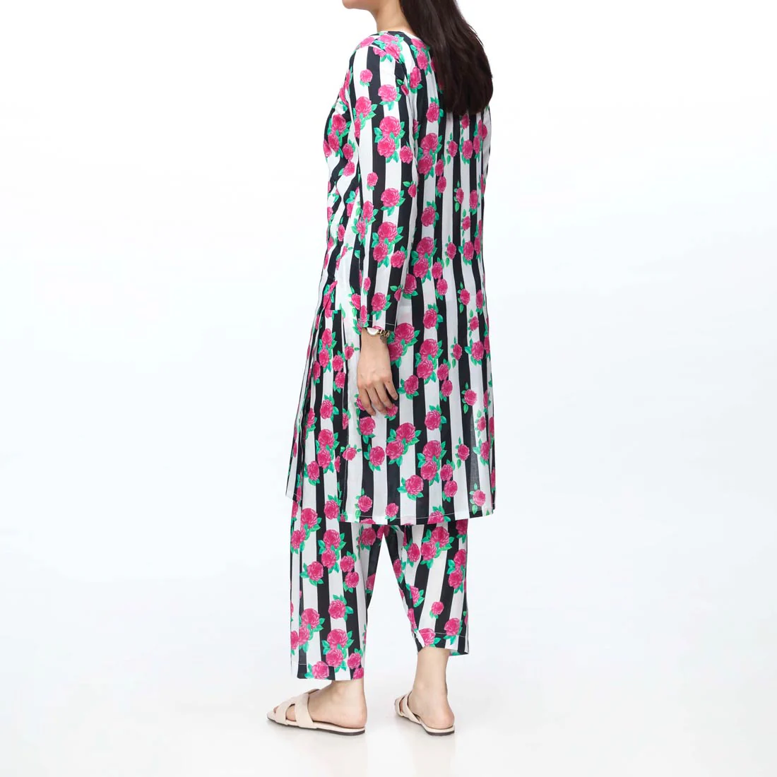 2PC- Unstitched Digital Printed Lawn Suit PS4840 - Image 3