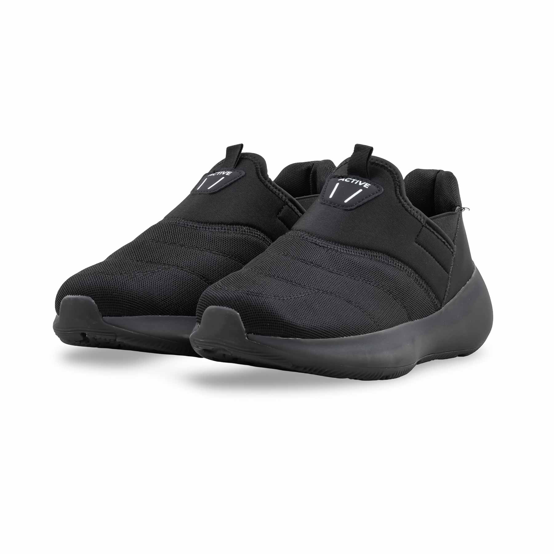 Black Athleisure Sneaker For Ladies AT9111 - Image 3