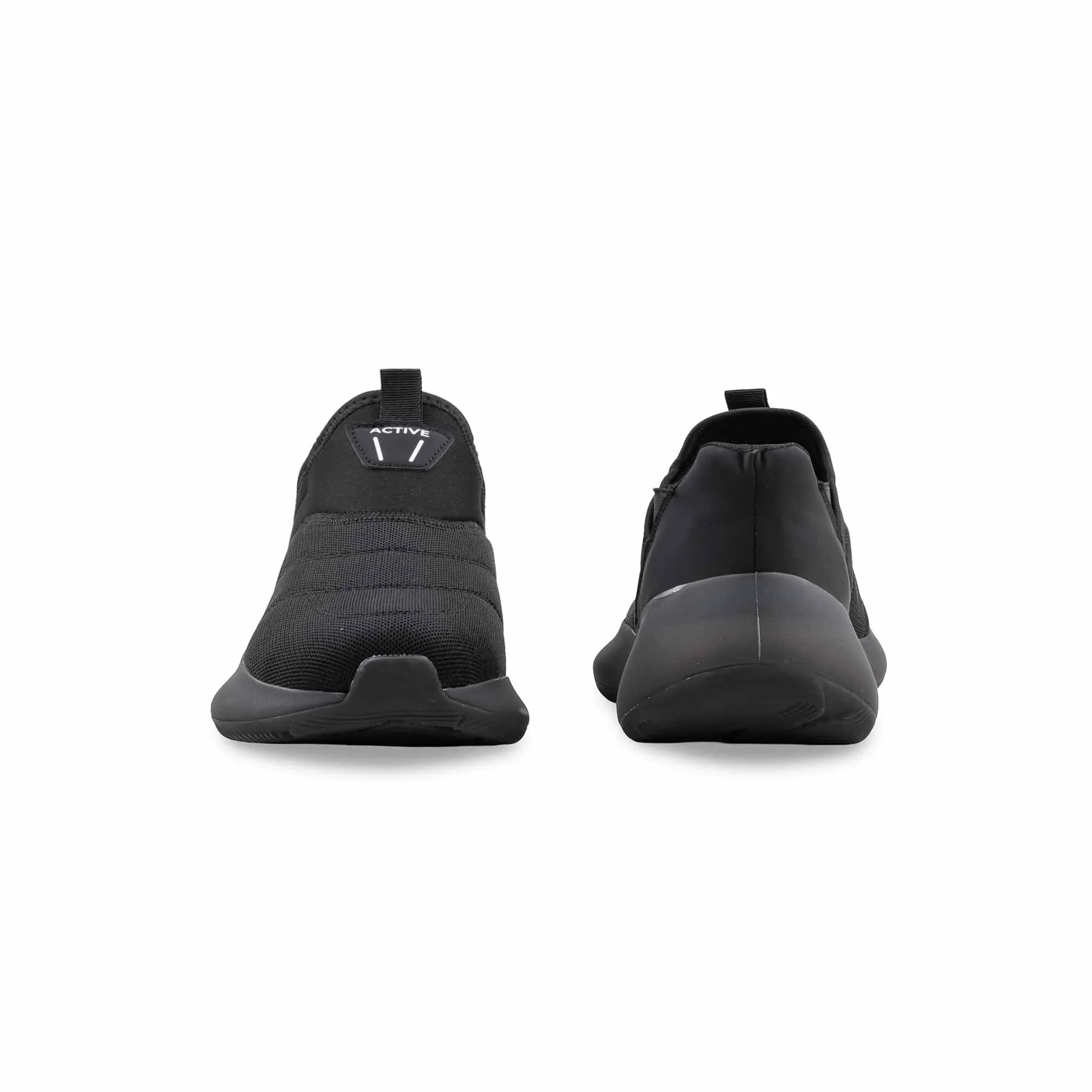 Black Athleisure Sneaker For Ladies AT9111 - Image 4
