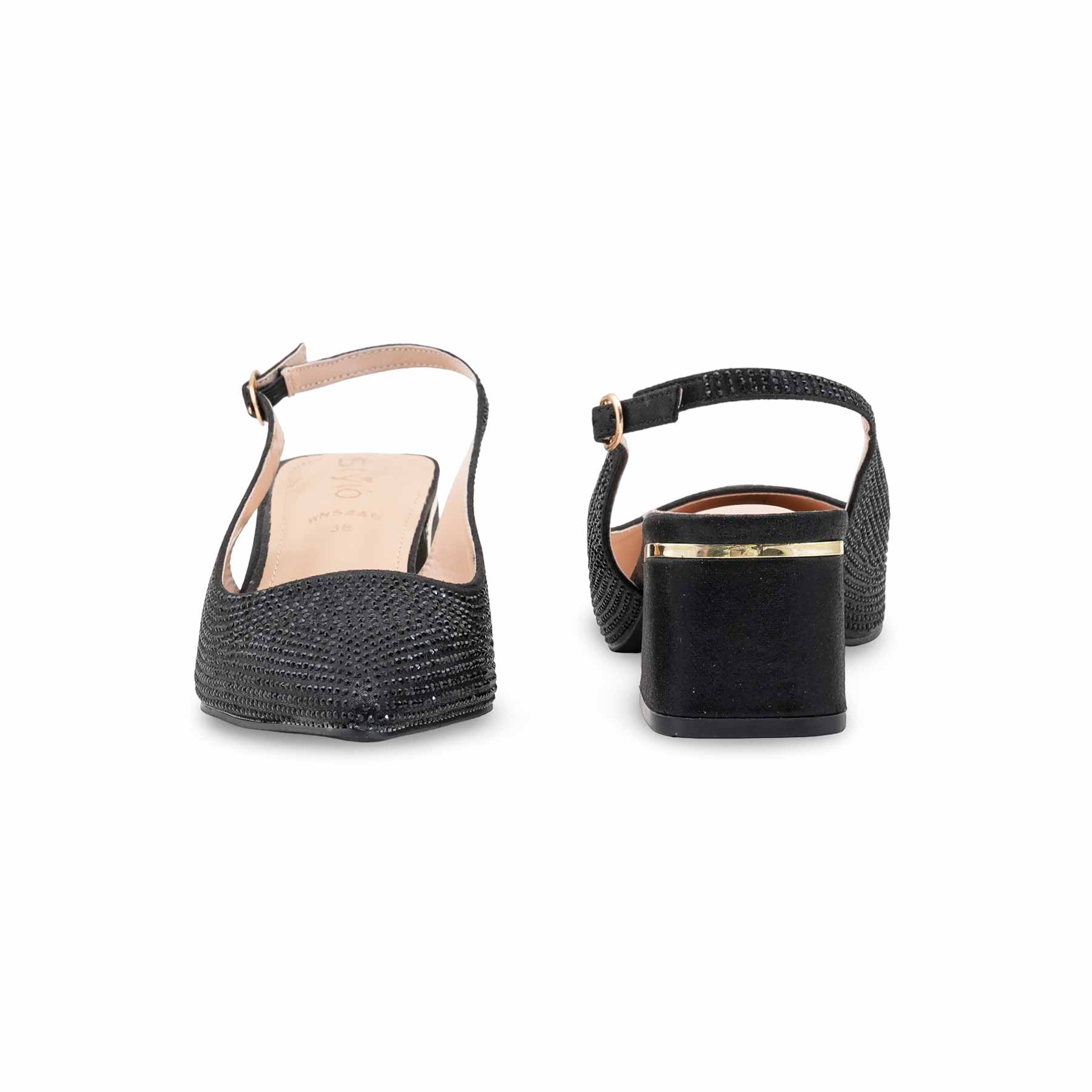 Black Back Open For Women WN5446 - Image 4