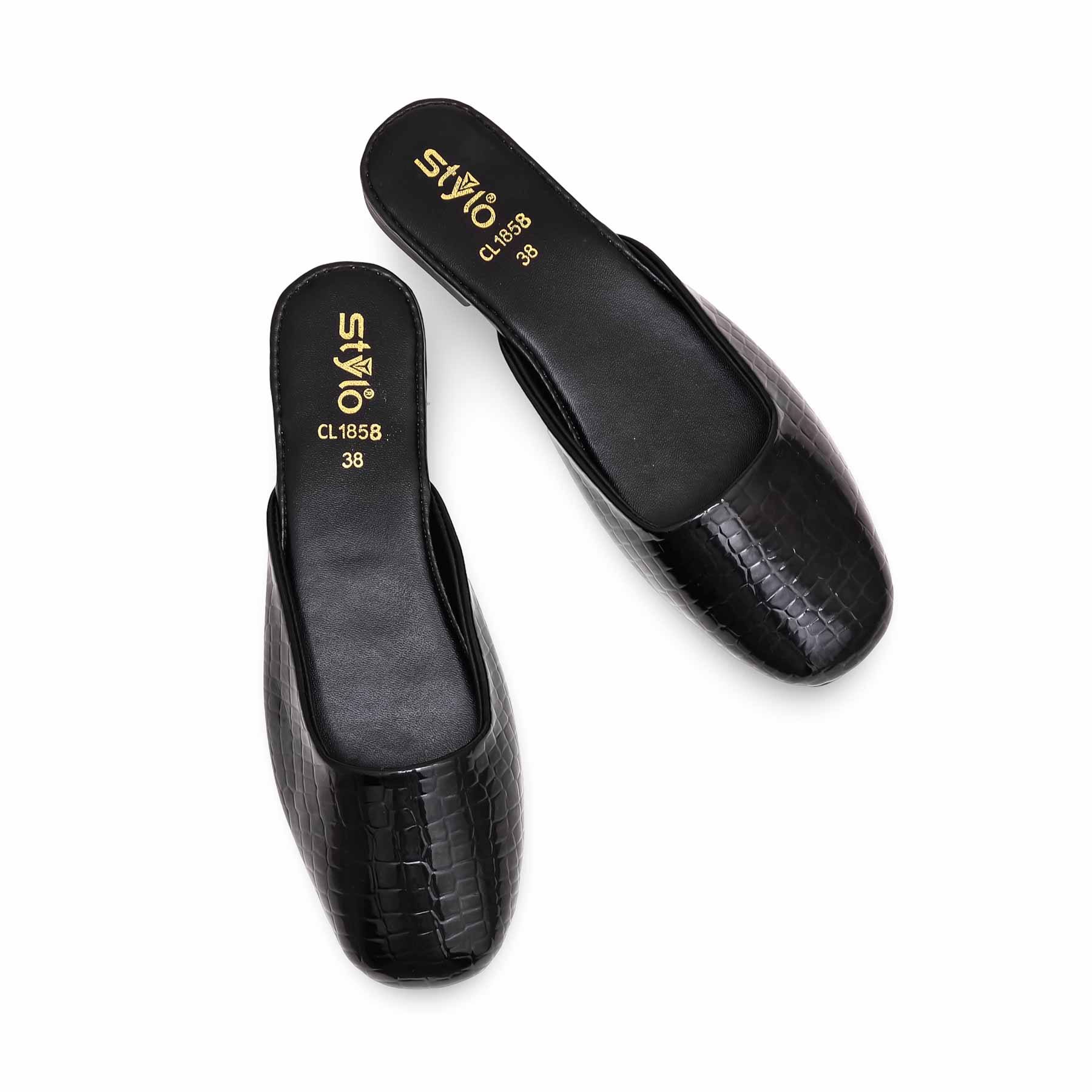 Black Casual Mule CL1858 - Image 4