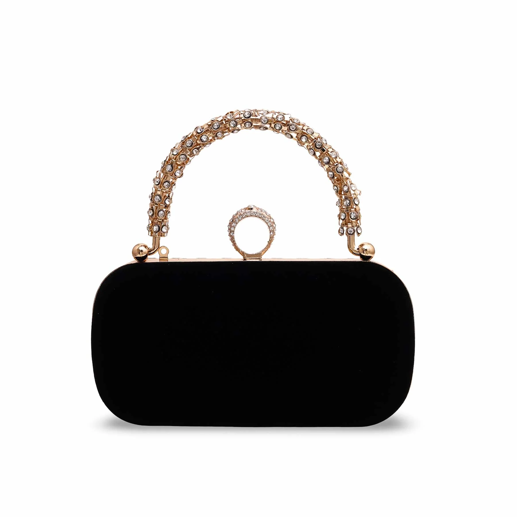 Black Bridal Clutch P15560 - Image 3