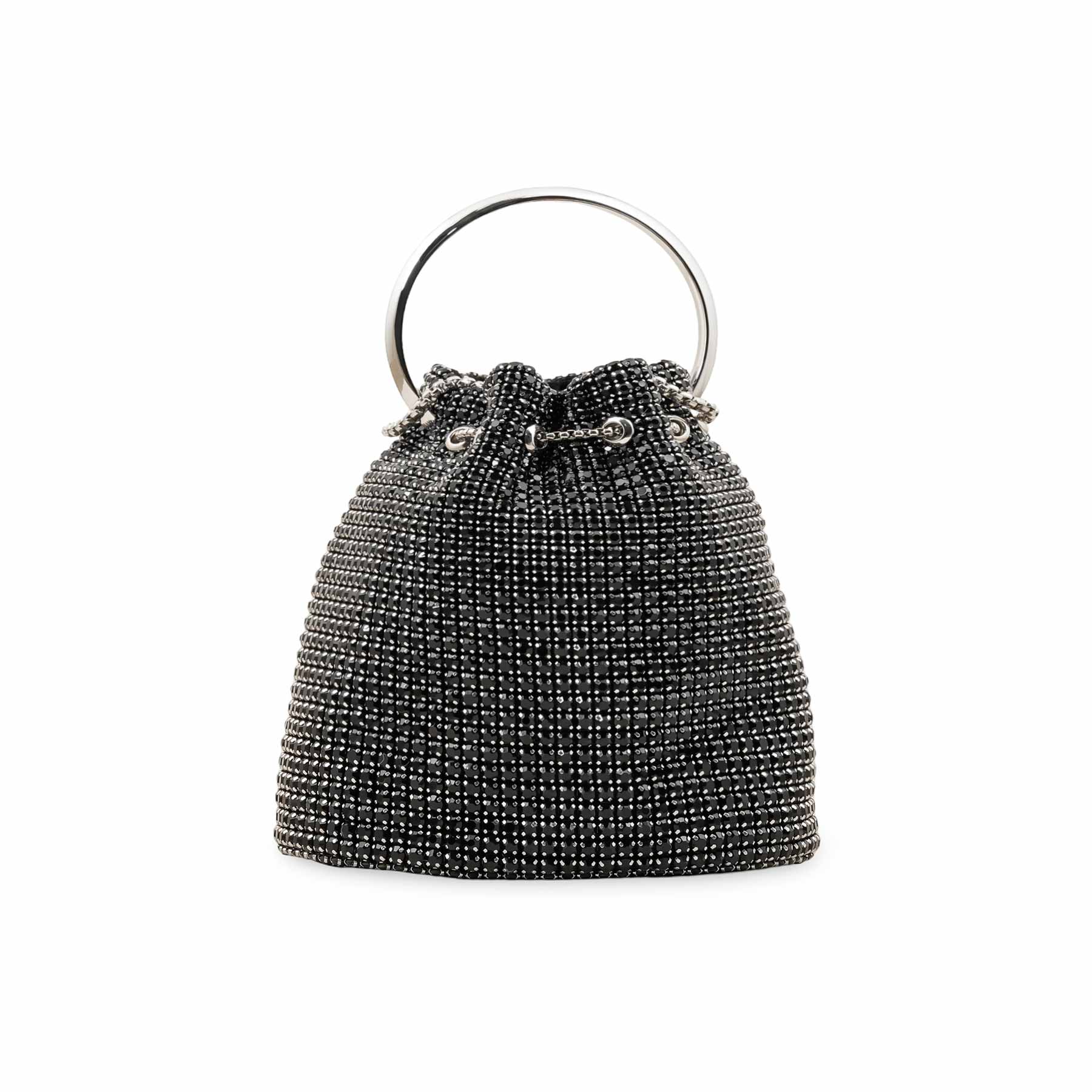 Black Bridal Clutch P24099 - Image 4