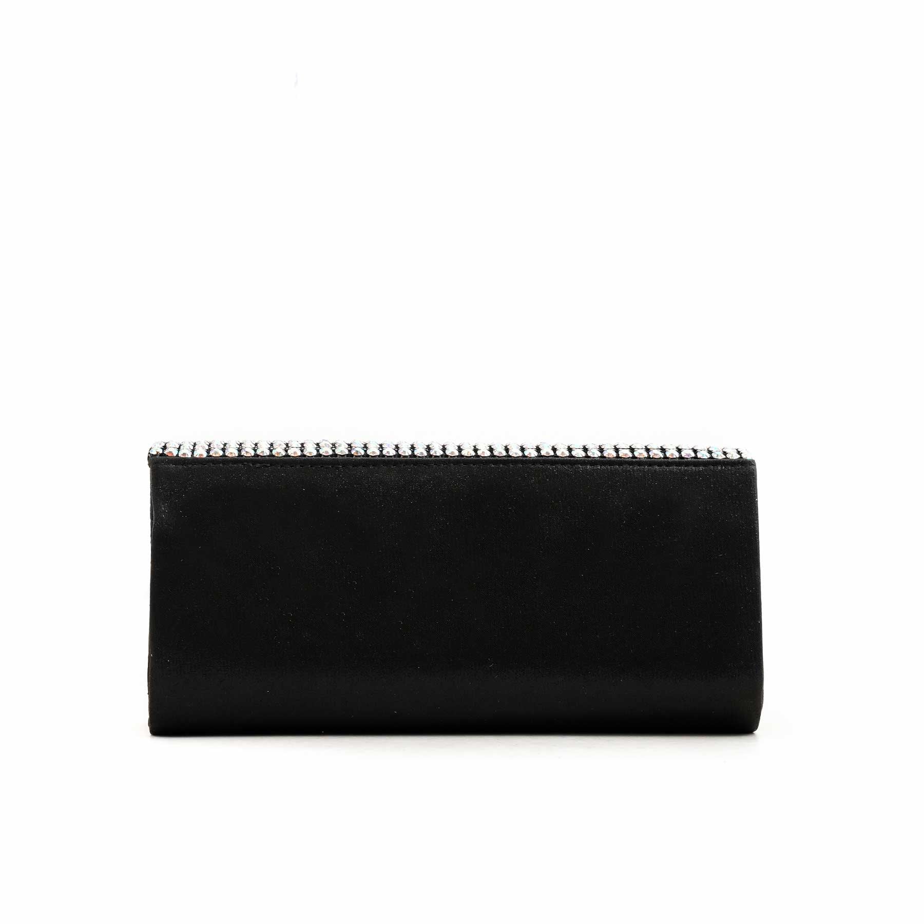 Black Bridal Clutch P24228 - Image 3