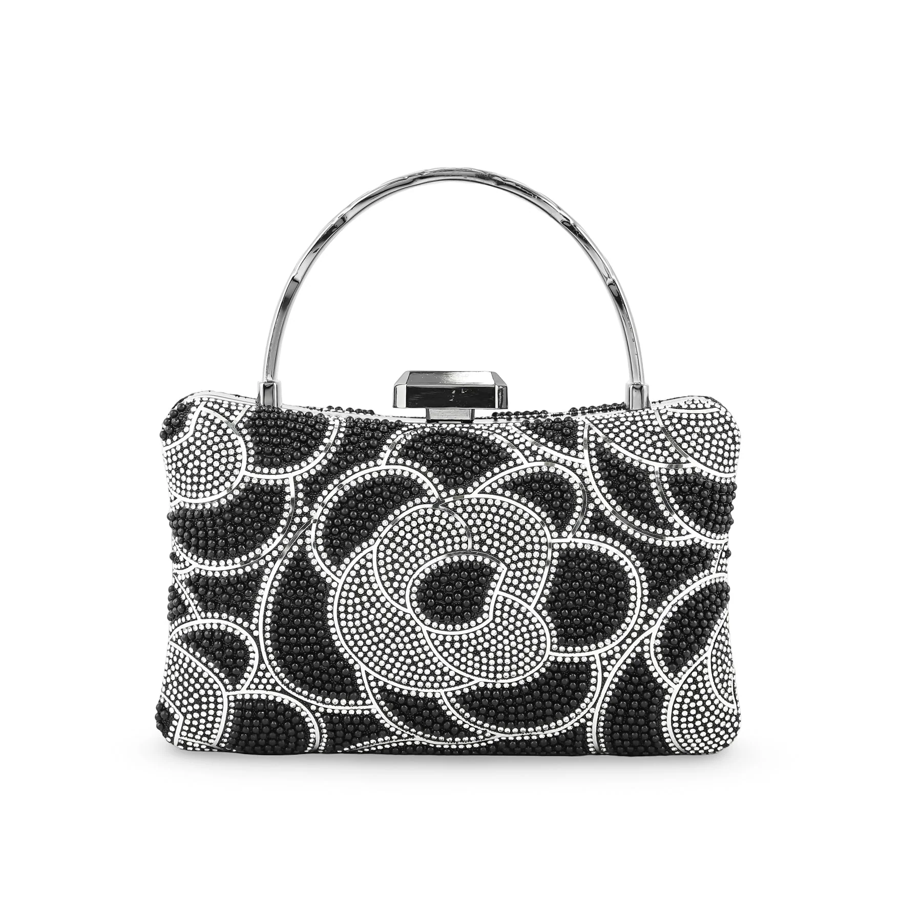 Black Bridal Clutch p24254 - Image 2