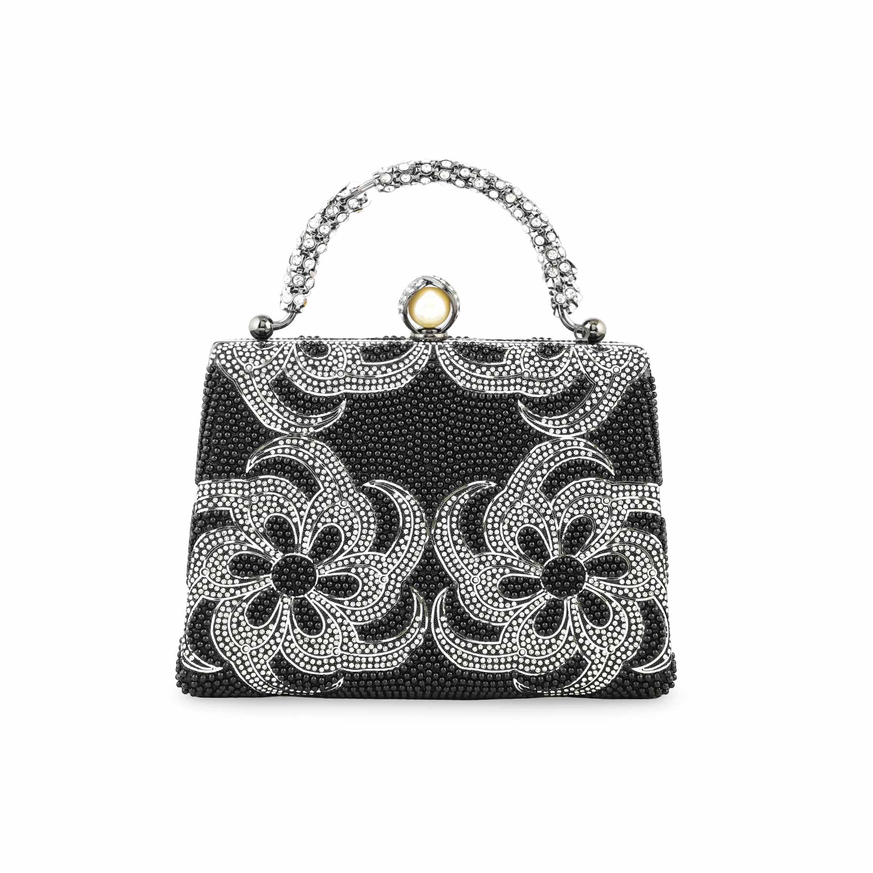 Black Bridal Clutch p24255 - Image 2