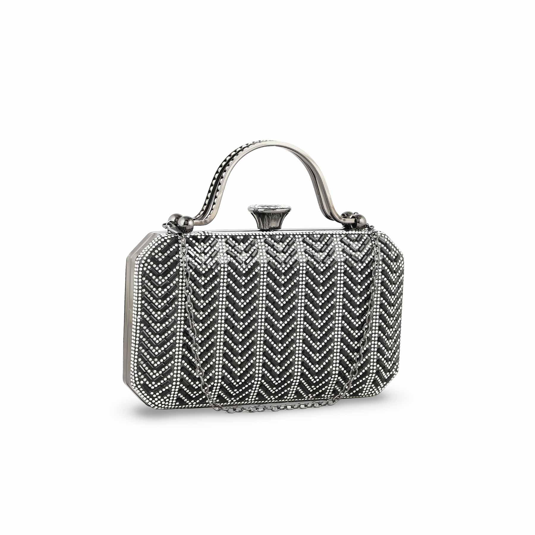 Black Bridal Clutch p24258 - Image 3