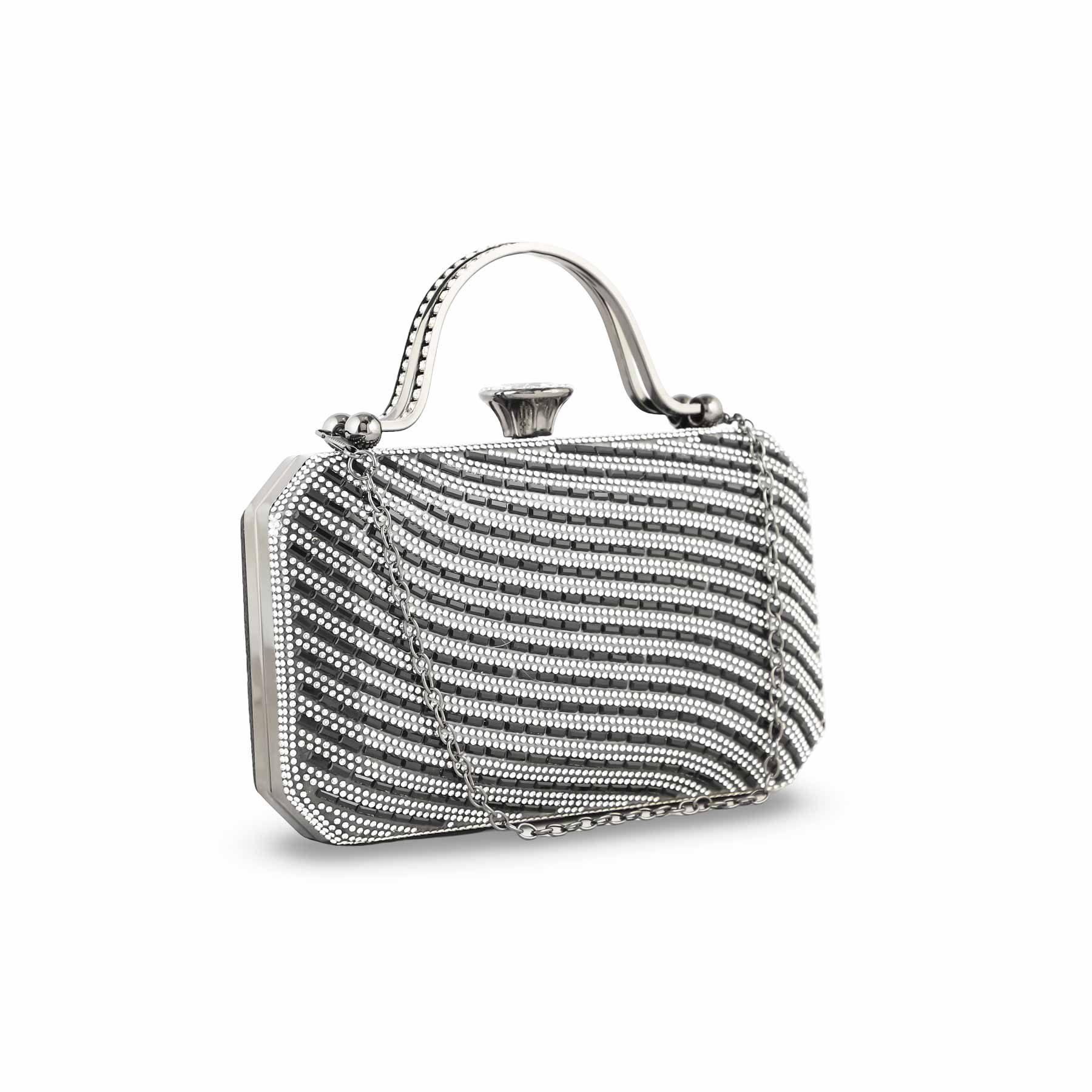 Black Bridal Clutch p24259 - Image 3