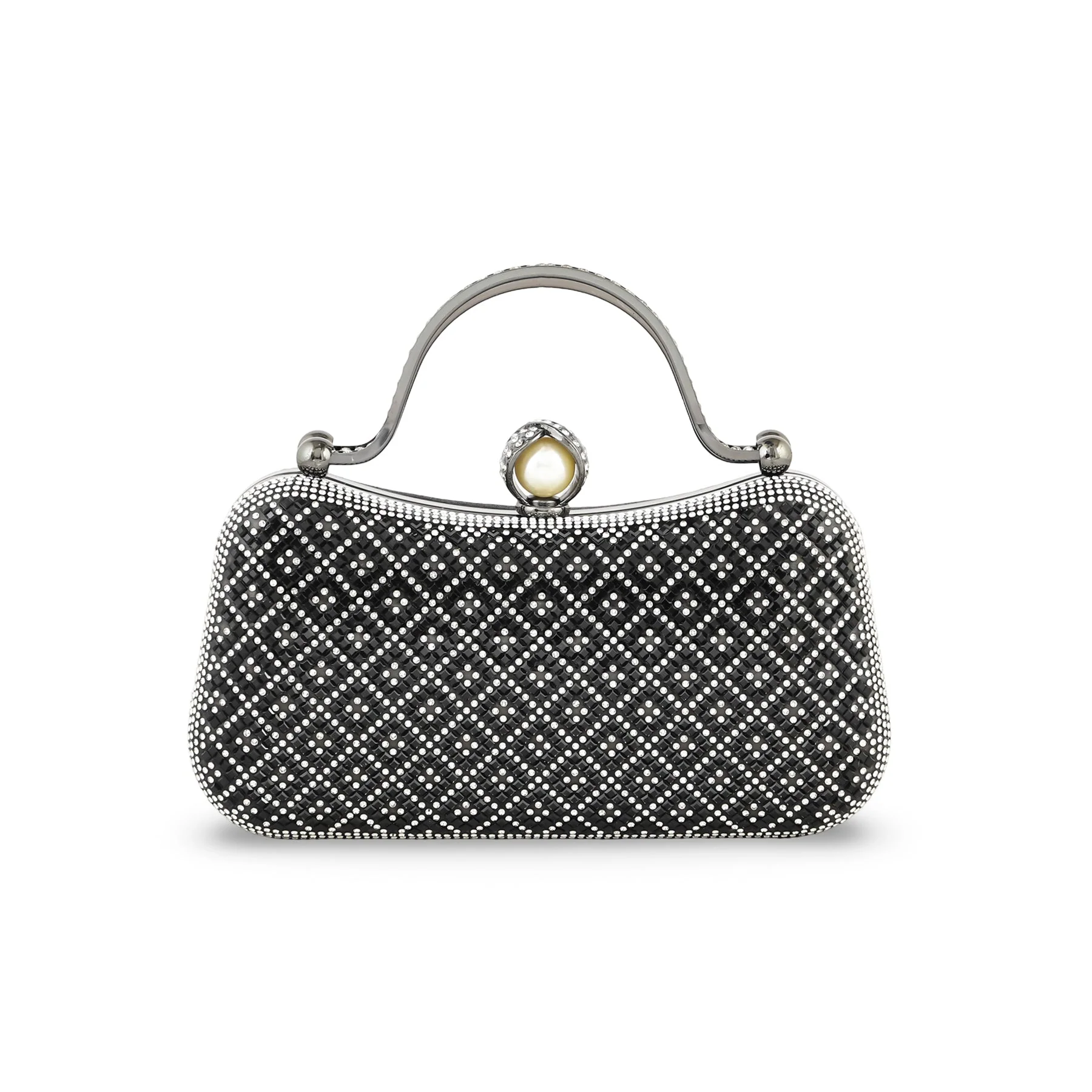 Black Bridal Clutch p24263 - Image 2