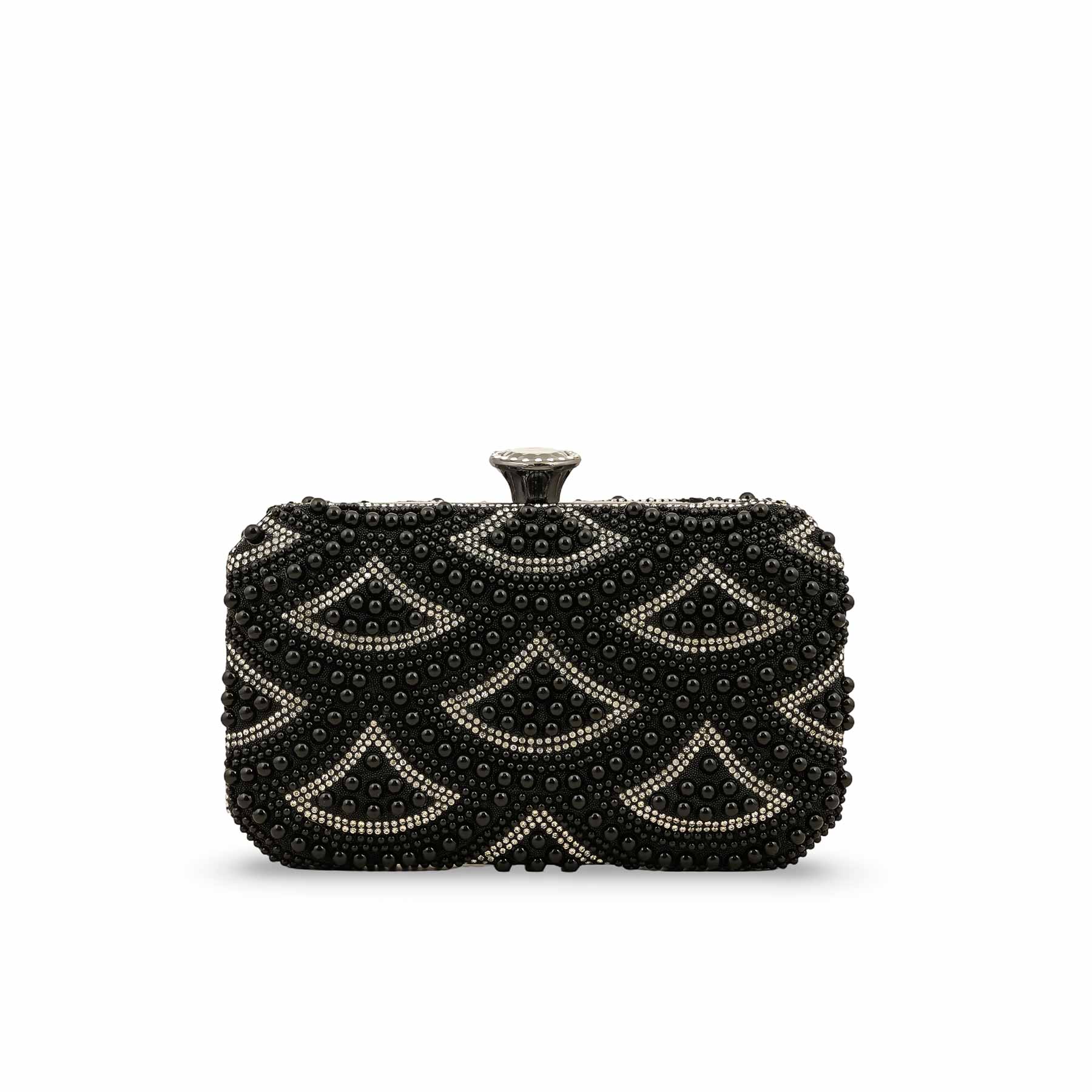 Black Bridal Clutch P24277 - Image 2