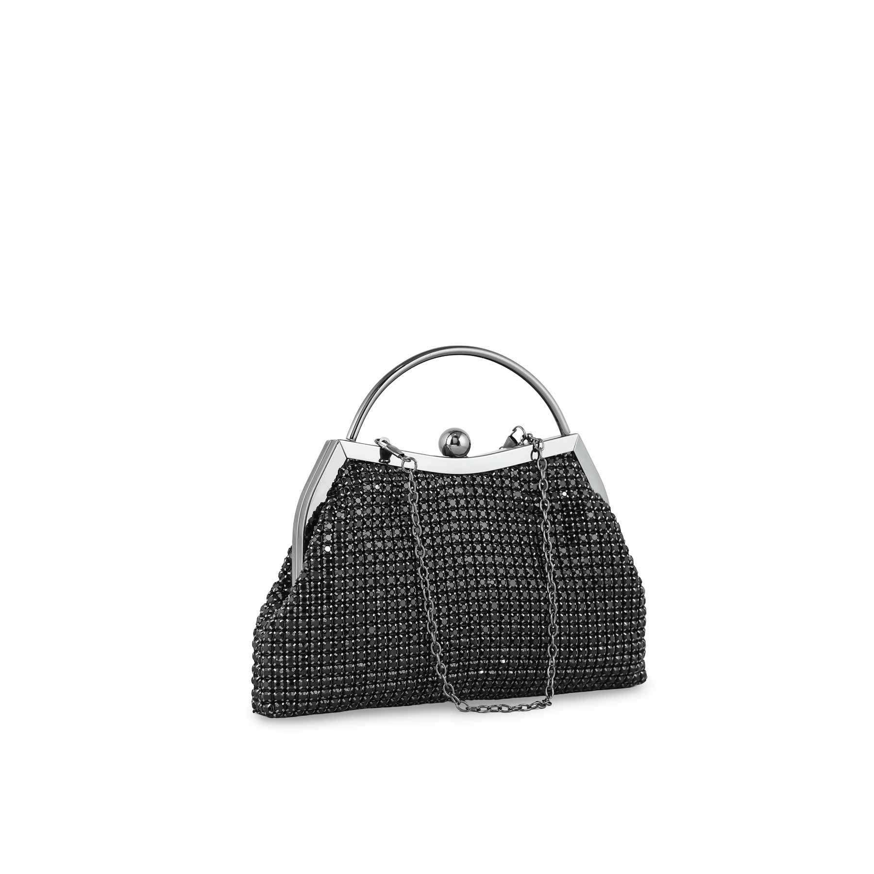 Black Bridal Clutch P24313 - Image 3