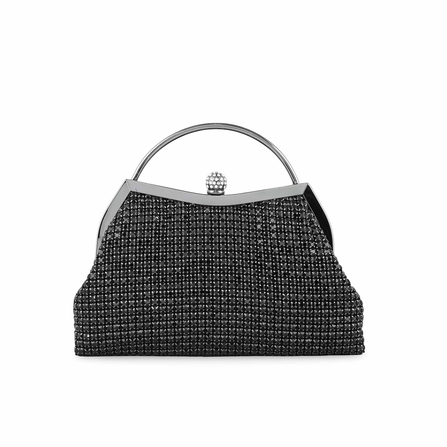 Black Bridal Clutch P24315 - Image 3