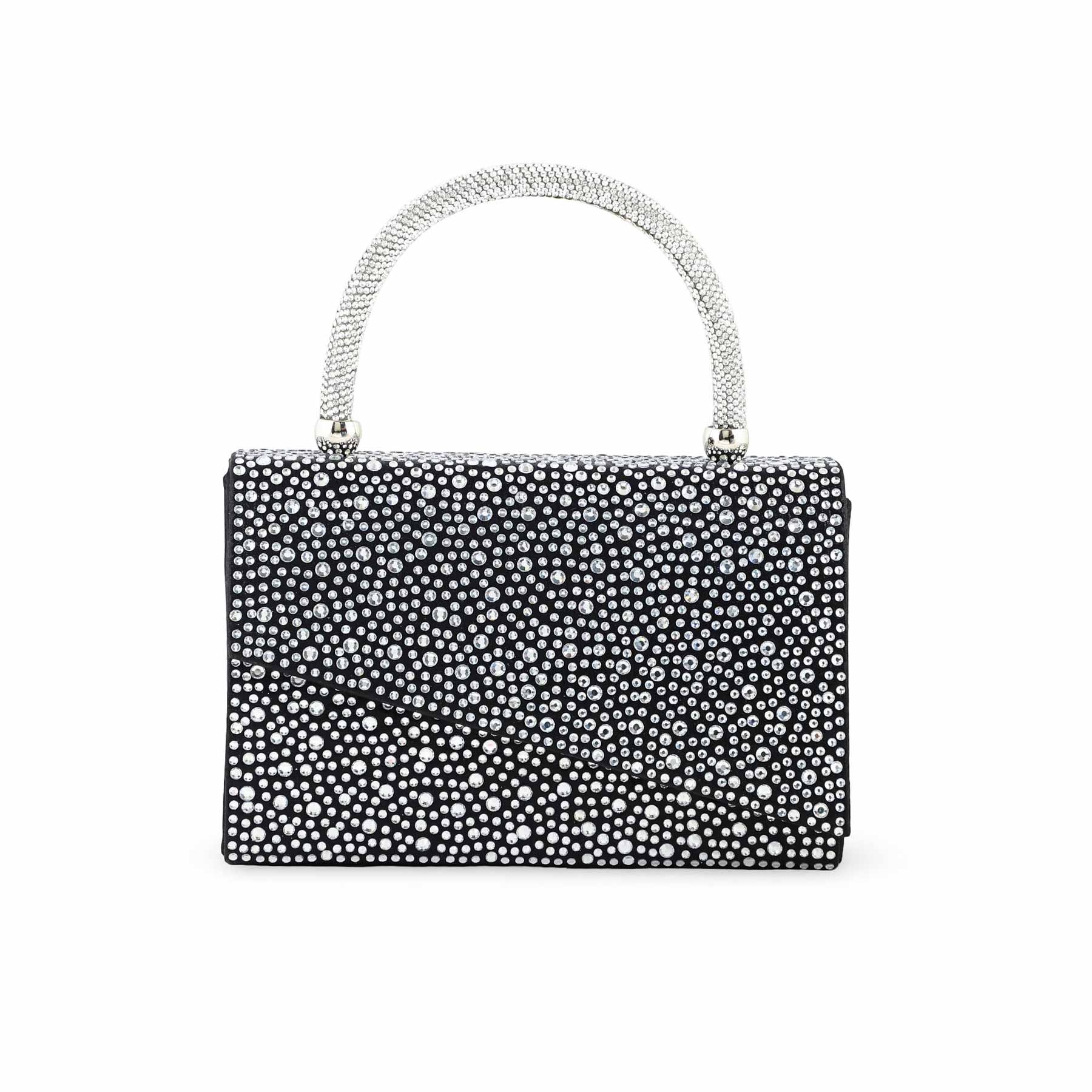 Black Bridal Clutch P24369 - Image 2