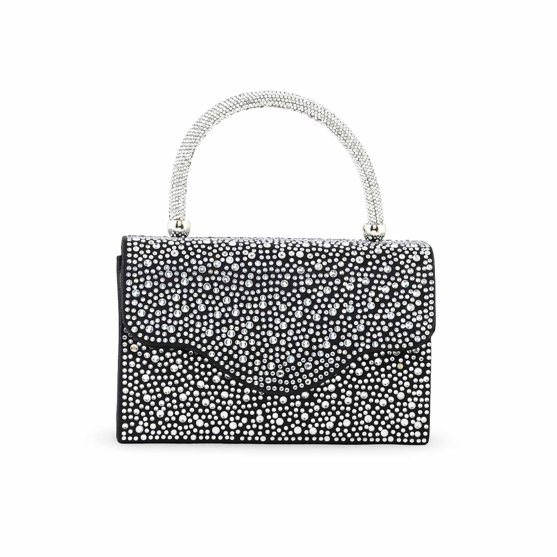 Black Bridal Clutch P24371 - Image 2