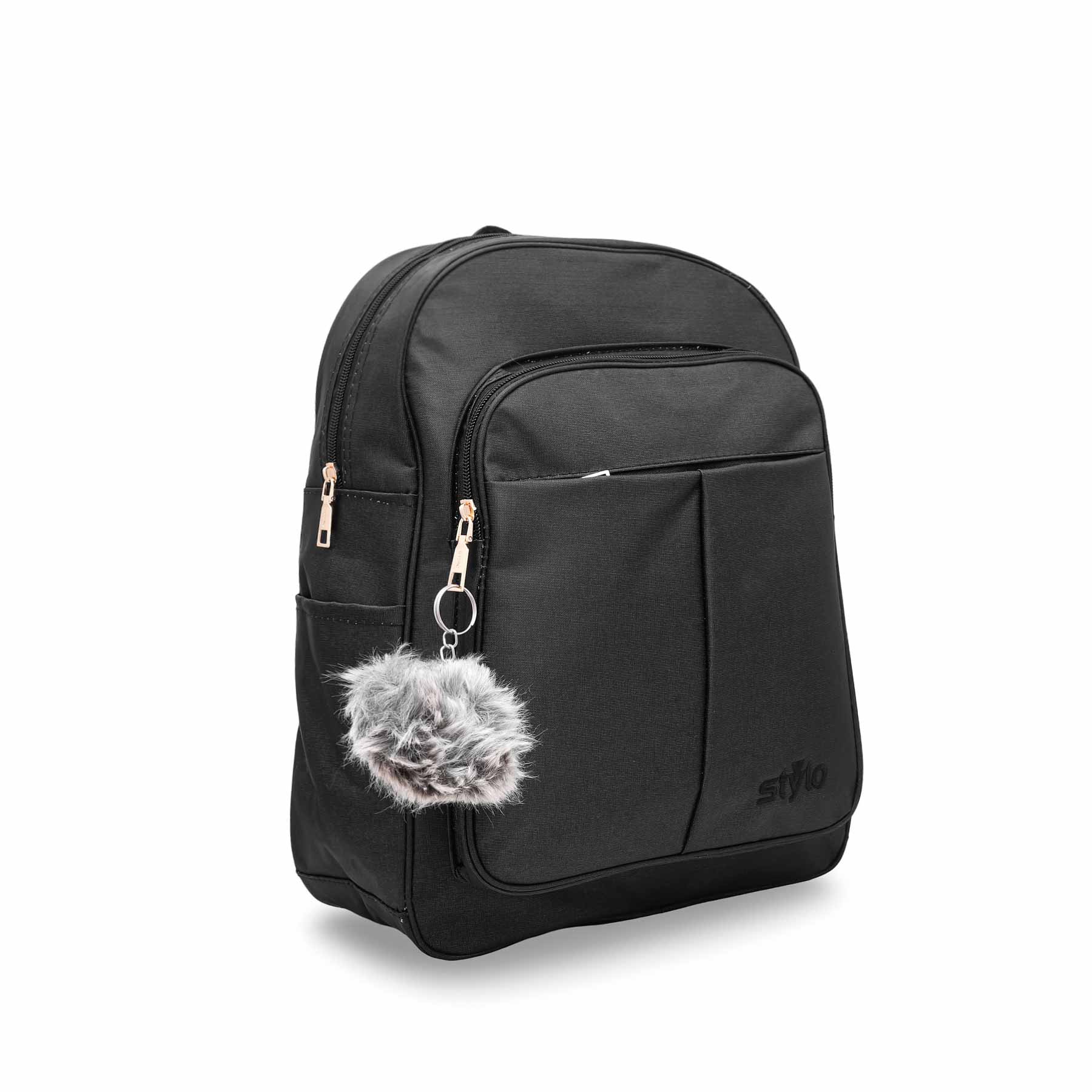 Black Casual Back Pack P47443 - Image 2