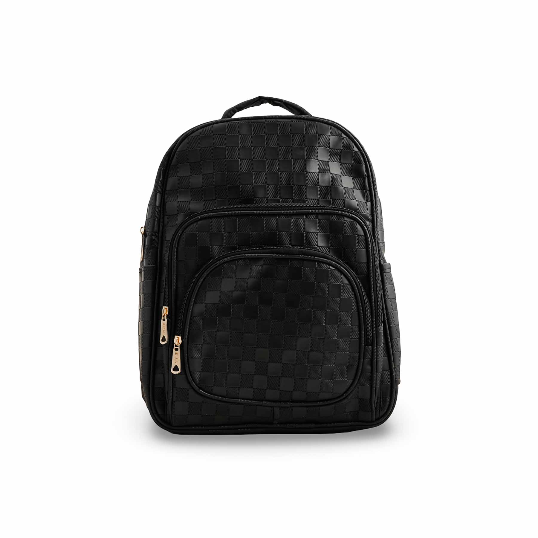 Black Casual Backpack P56215 - Image 2