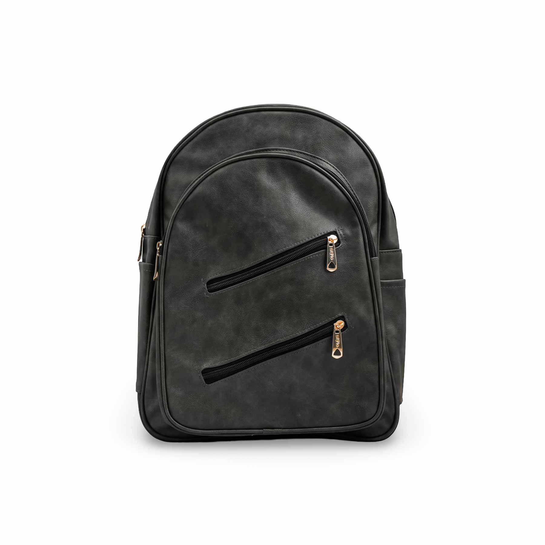 Black Casual Backpack P56217 - Image 2
