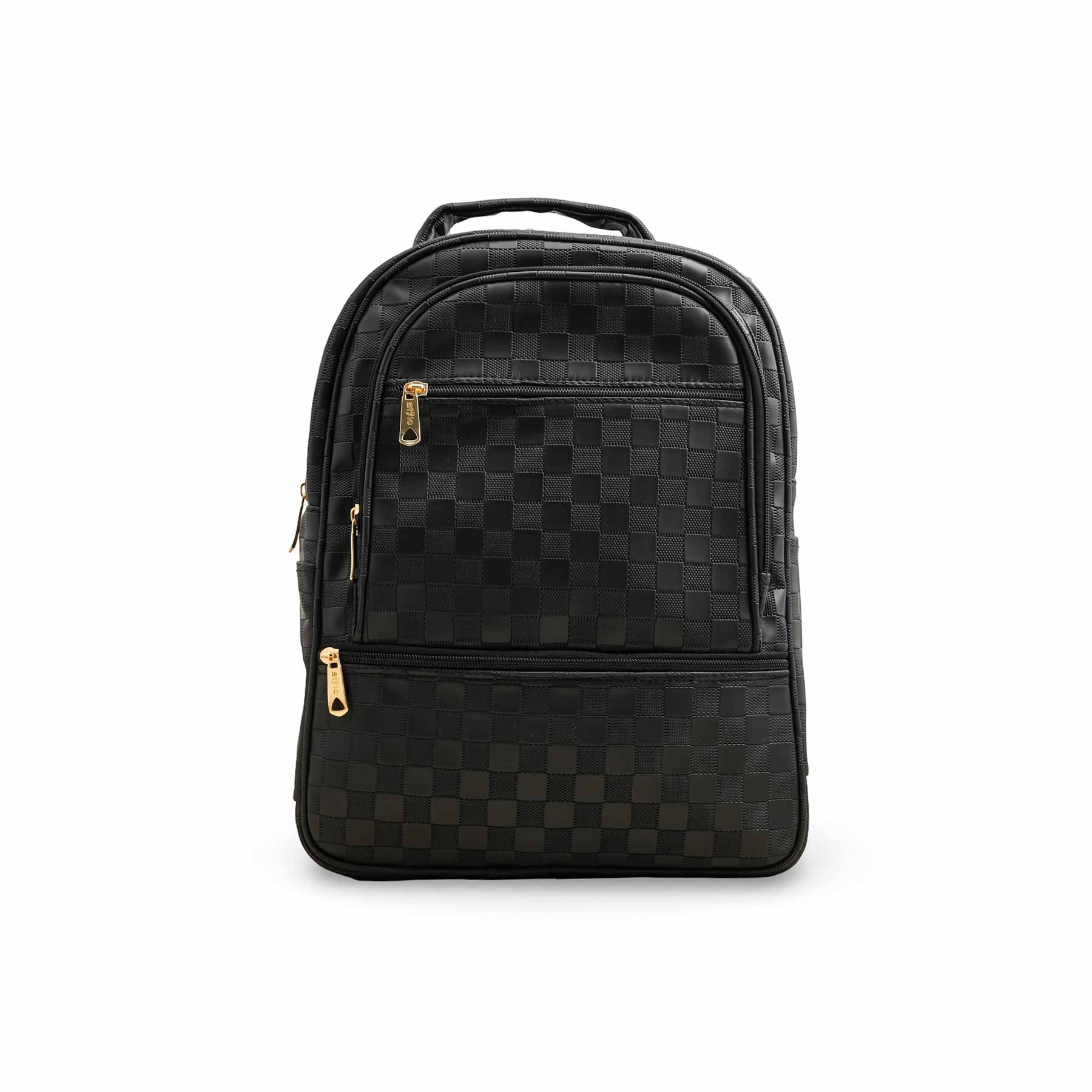 Black Casual Backpack P56274 - Image 2