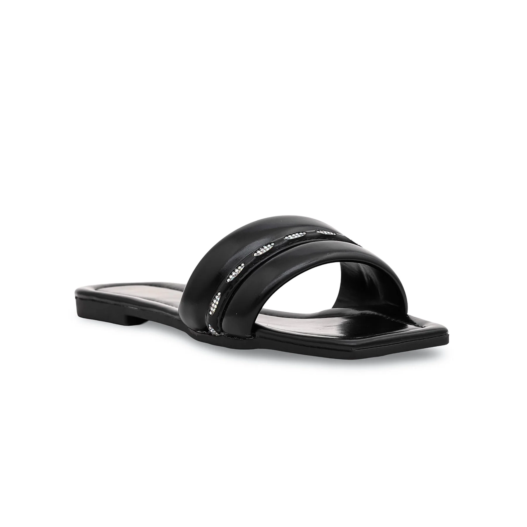 Black Casual Slipper CL1601 - Image 2