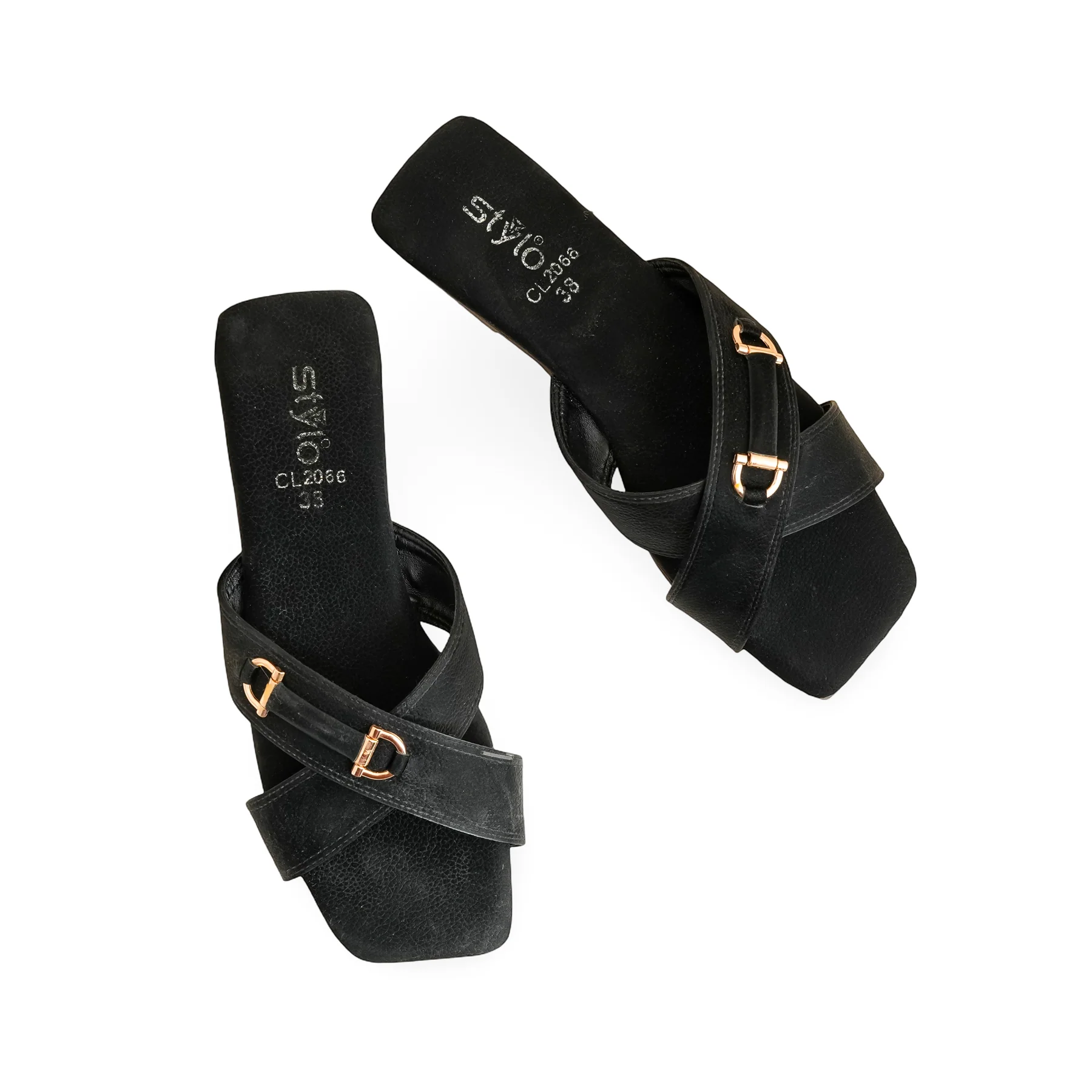Black Casual Slipper CL2066 - Image 5
