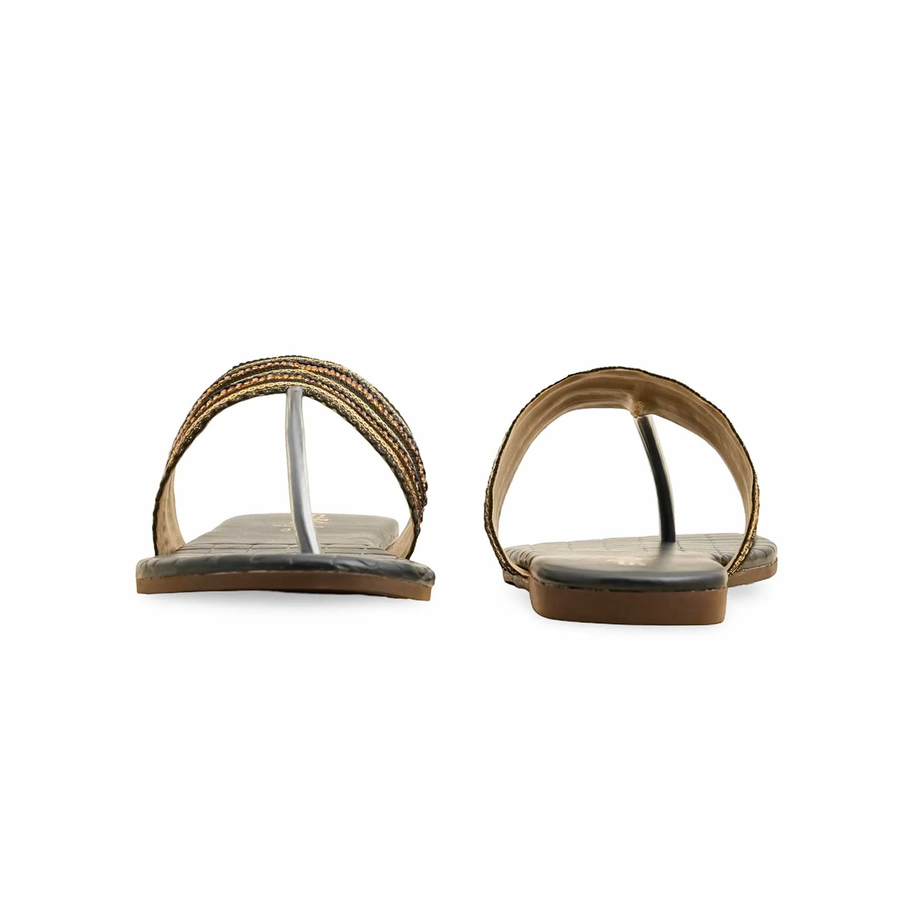 Black Casual Chappal CL2135 - Image 4
