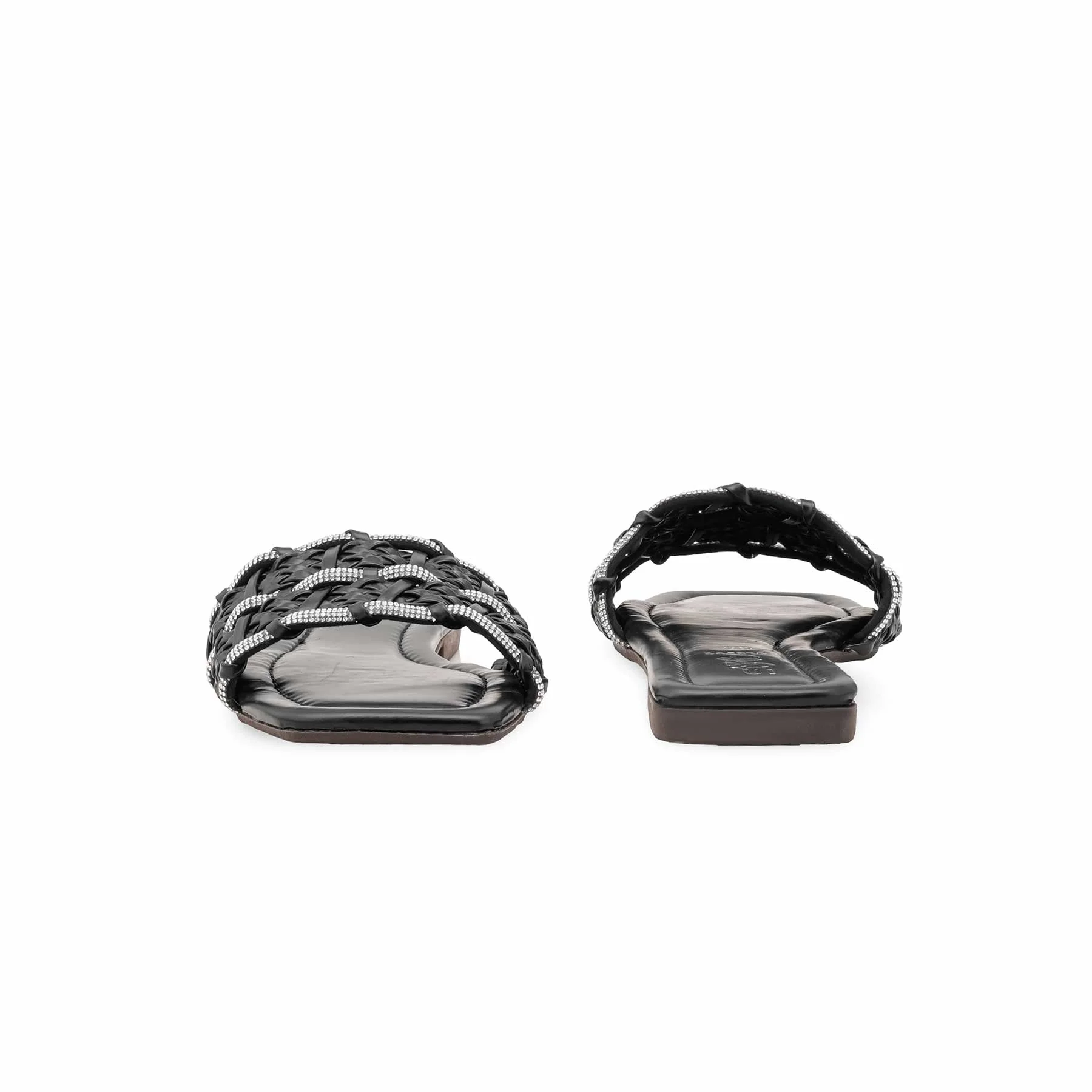 Black Casual Chappal For Ladies CL2201 - Image 4