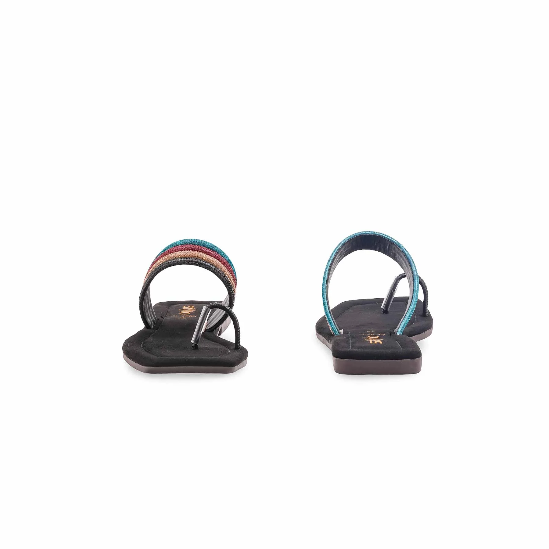 Black Casual Chappal For Women CL2303 - Image 4