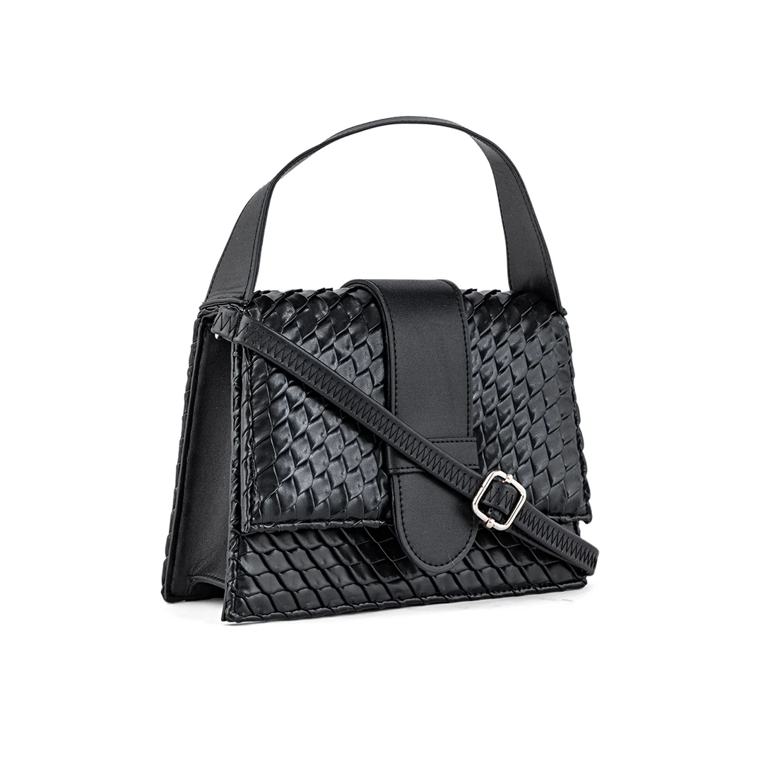Black Casual Hand Bag For Women P55630 - Image 2