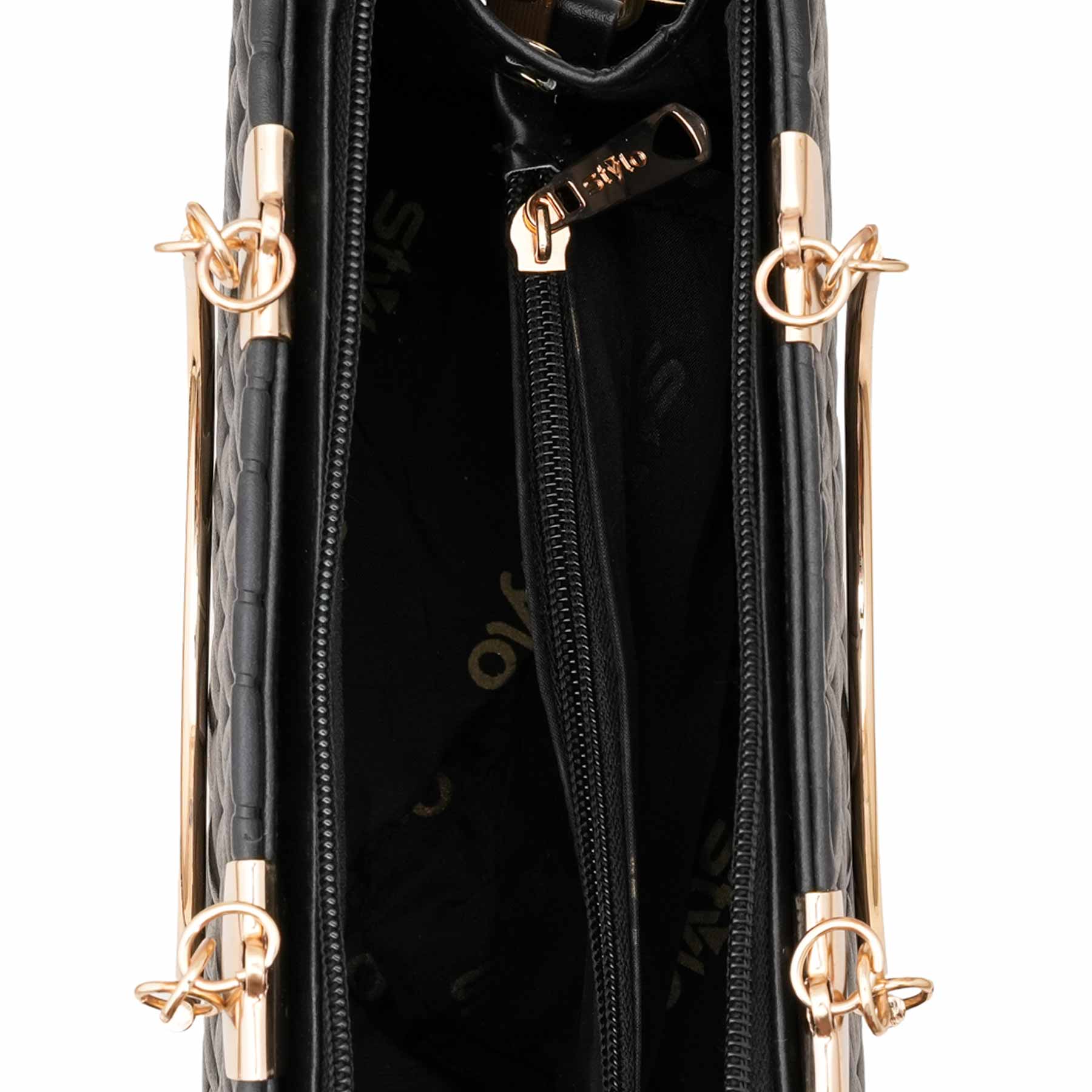 Black Casual Hand Bag For Women P56224 - Image 5