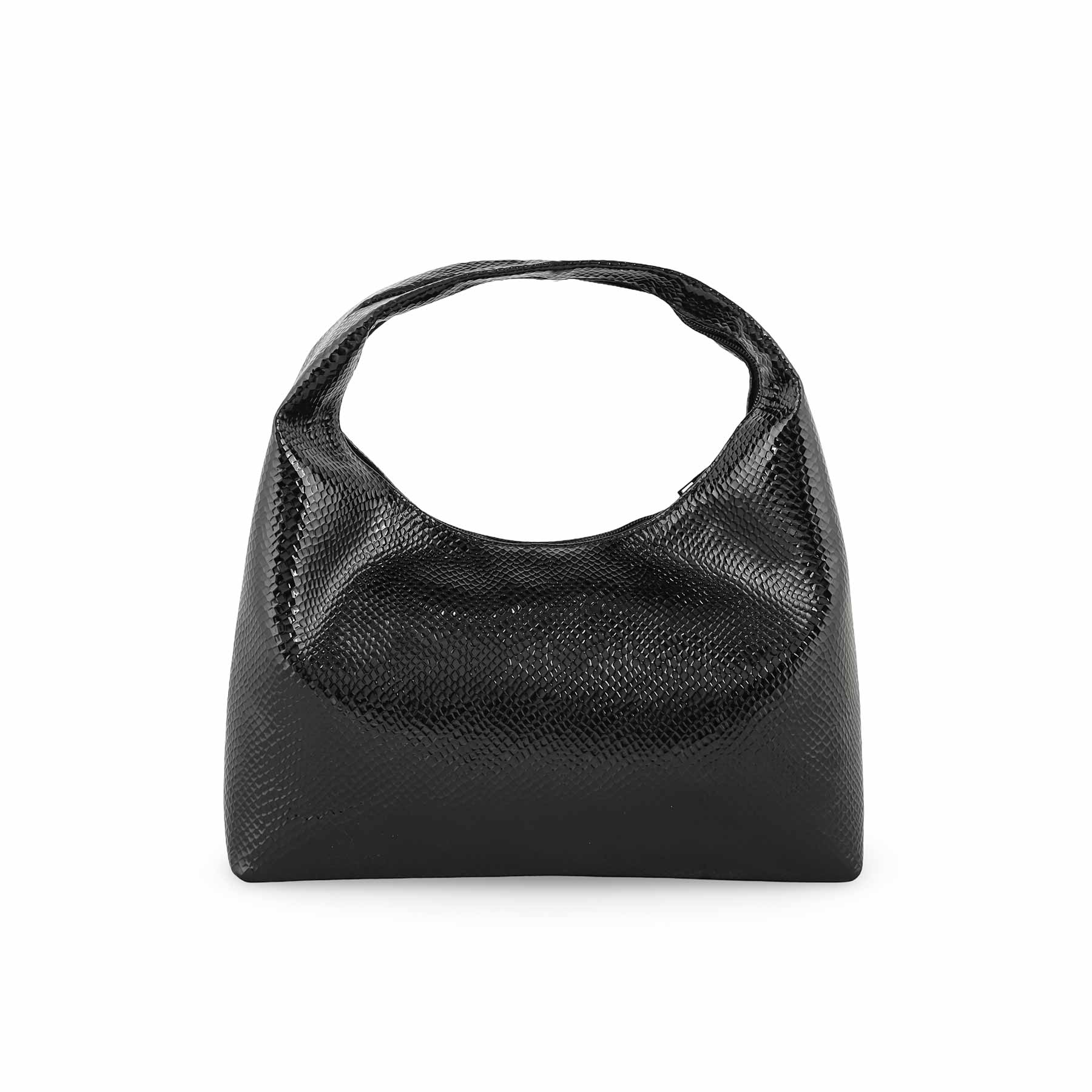 Black Casual Hand Bag P55697 - Image 3