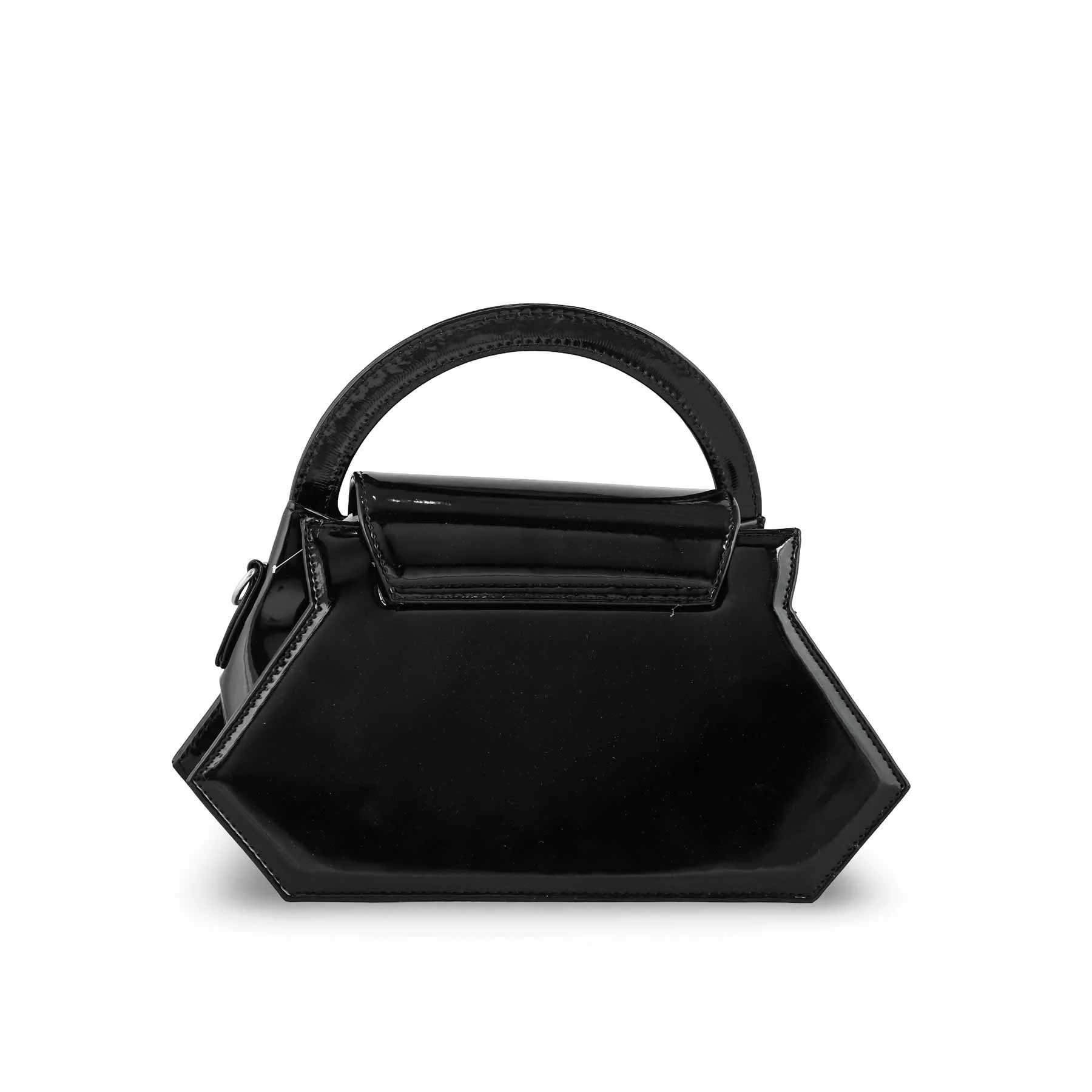 Black Casual Hand Bag P55700 - Image 3