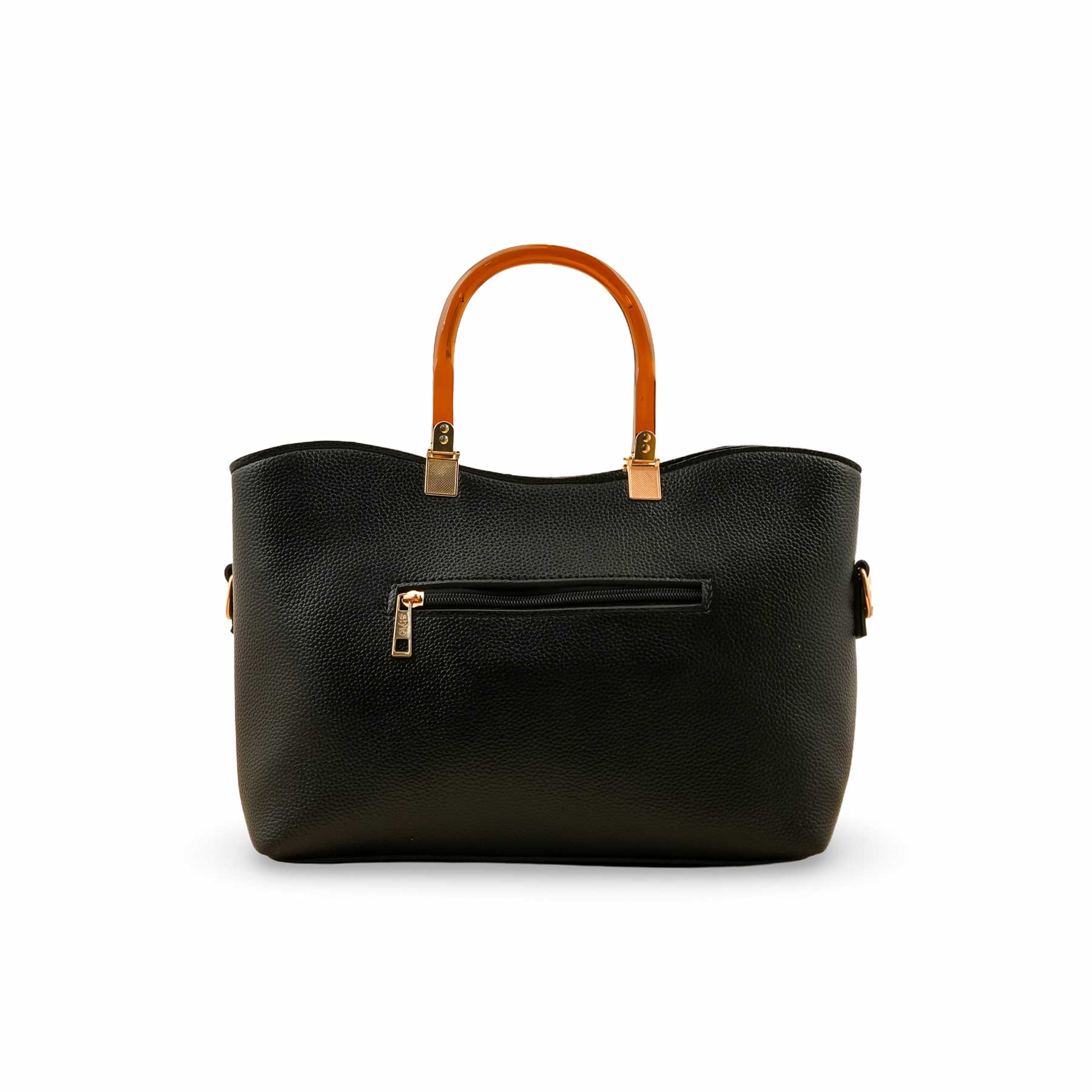 Black Casual Hand Bag P56212 - Image 3