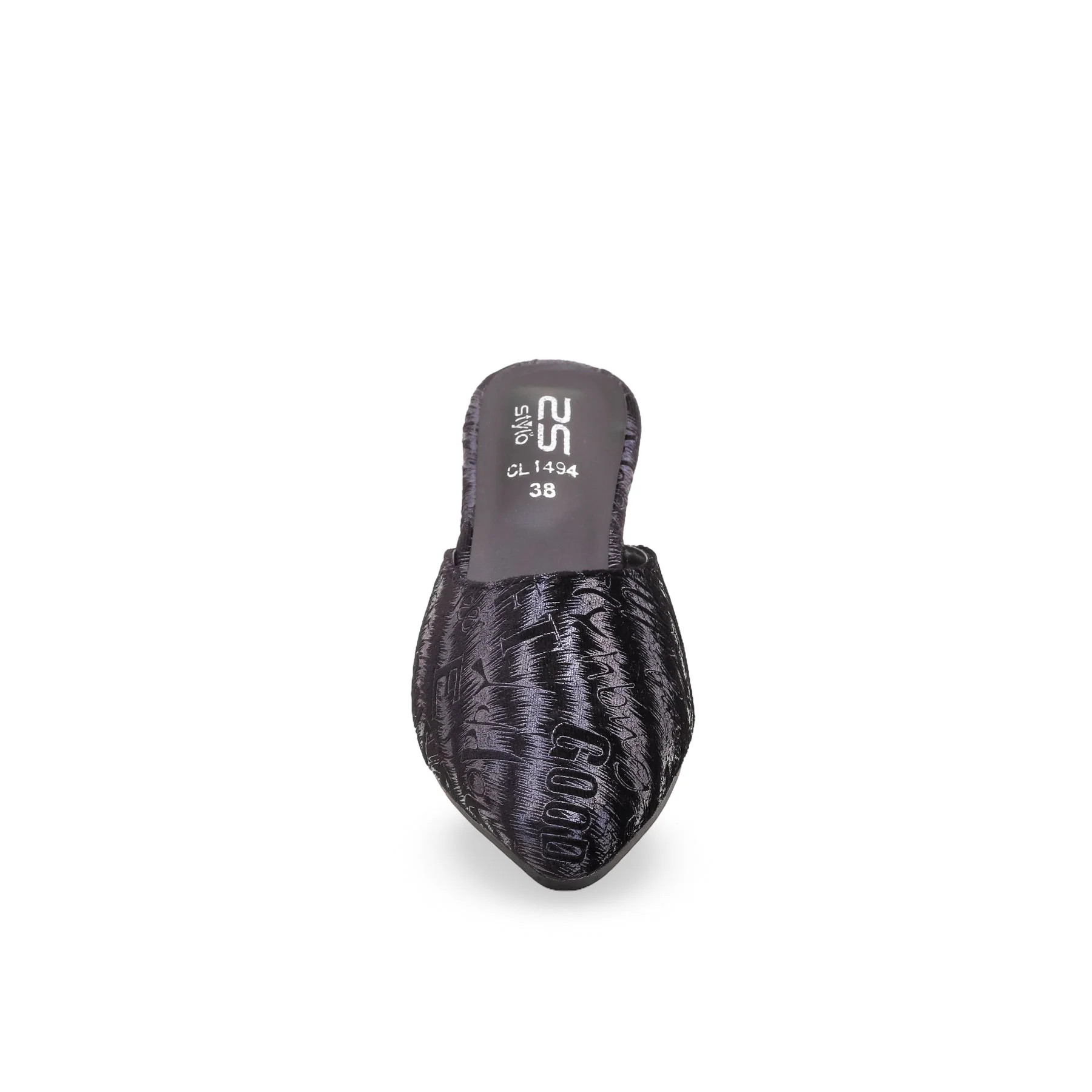 Black Casual Mule CL1494 - Image 3