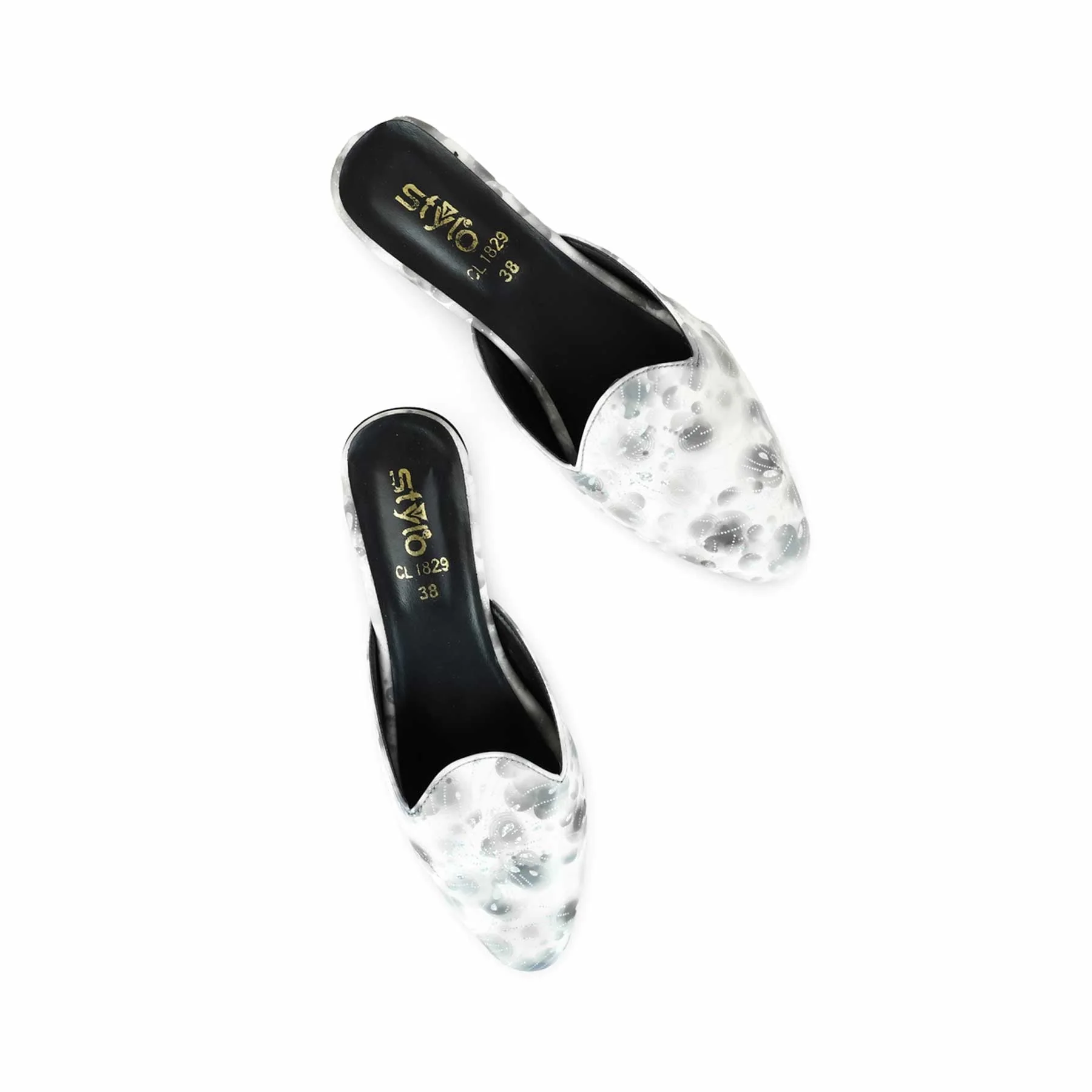 Black Casual Mule CL1829 - Image 4