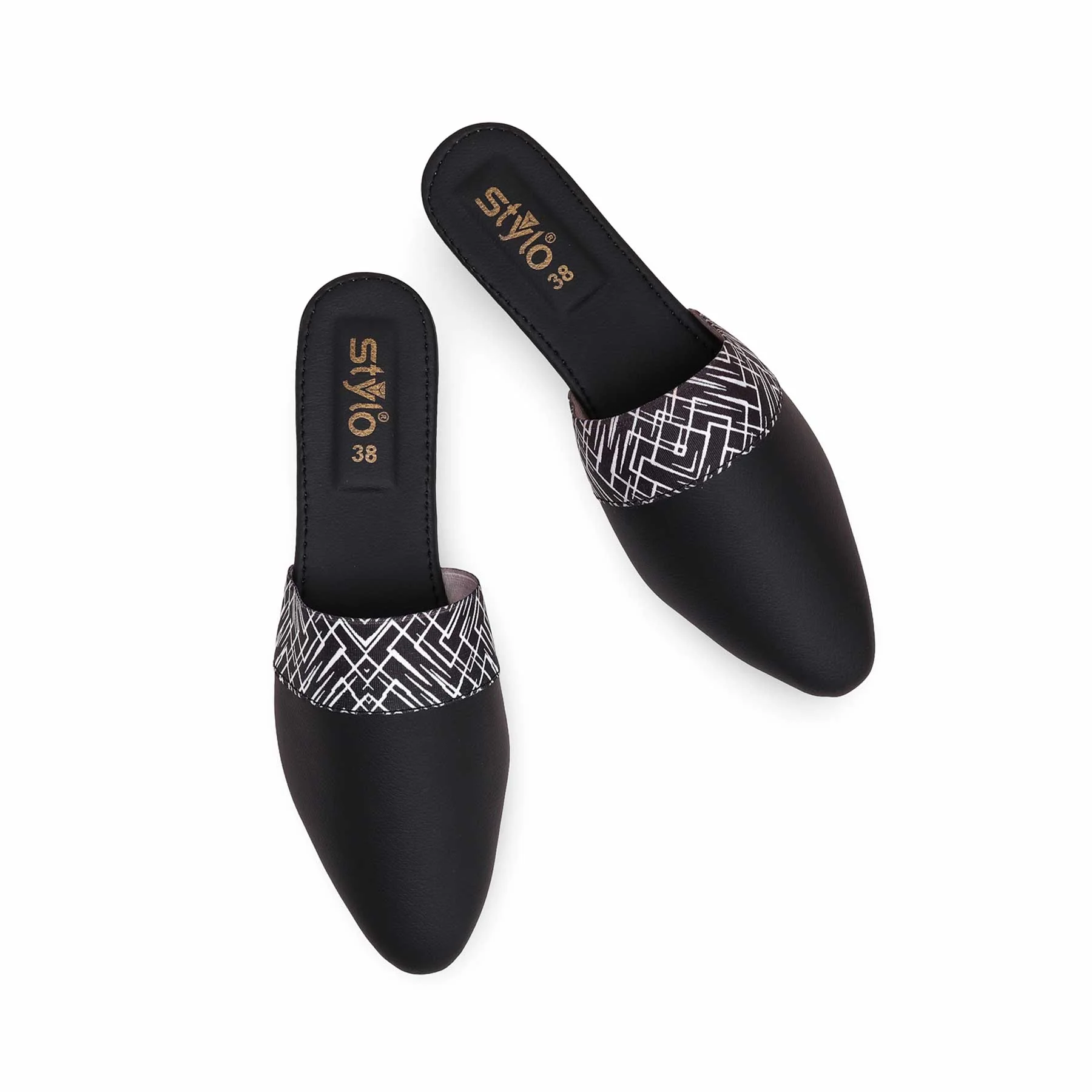 Black Casual Mule CL1841 - Image 4