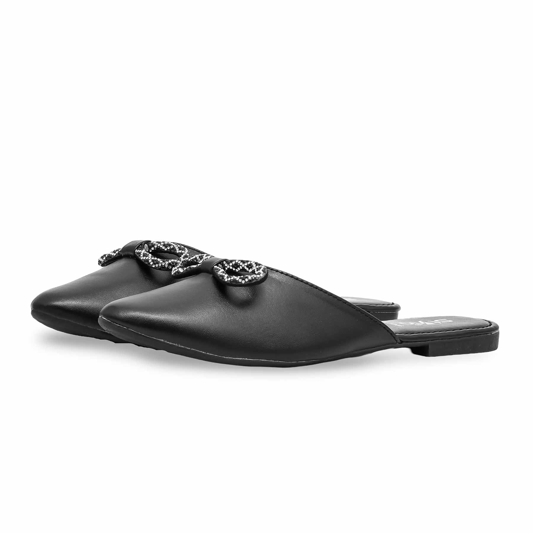 Black Casual Mule CL1846 - Image 2