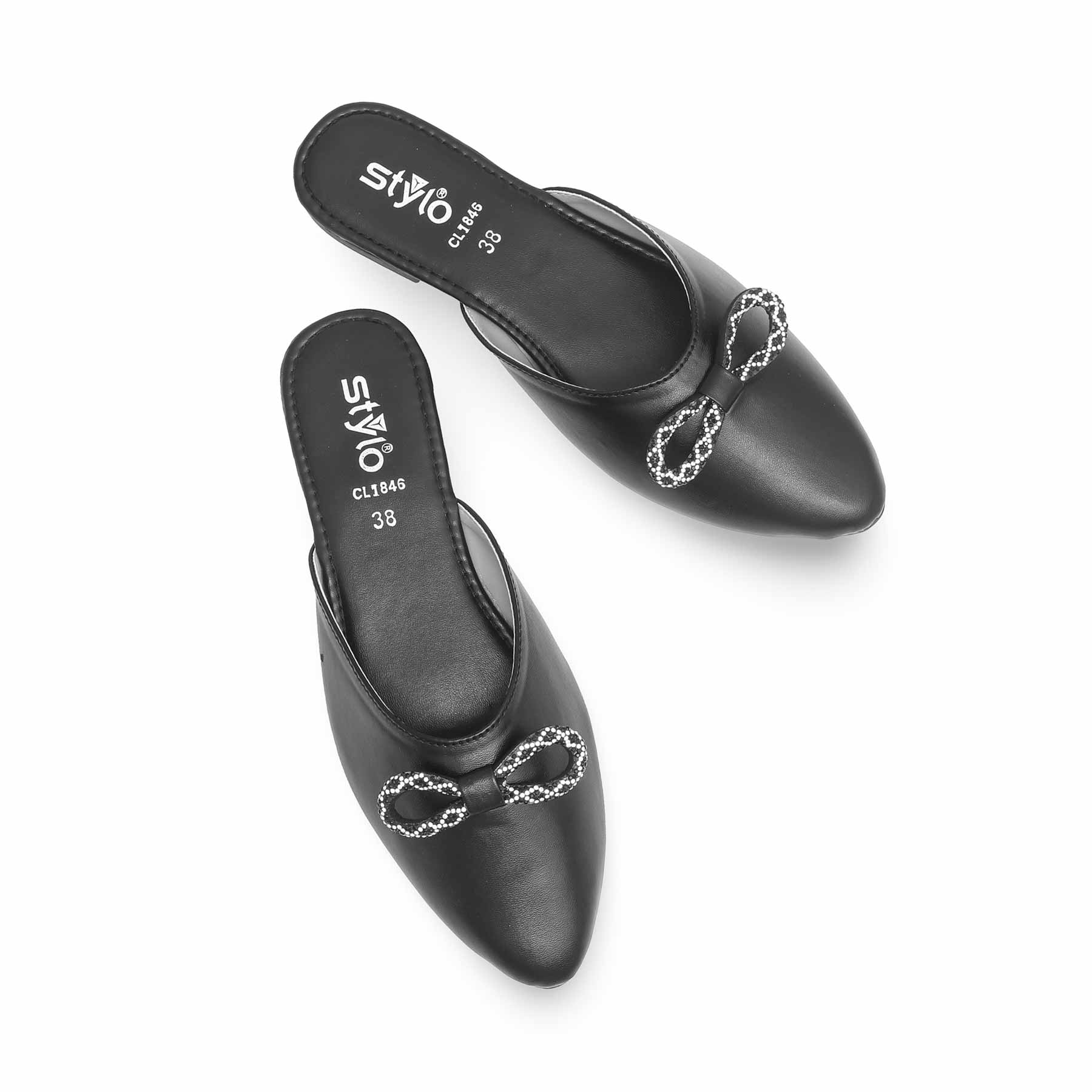 Black Casual Mule CL1846 - Image 4