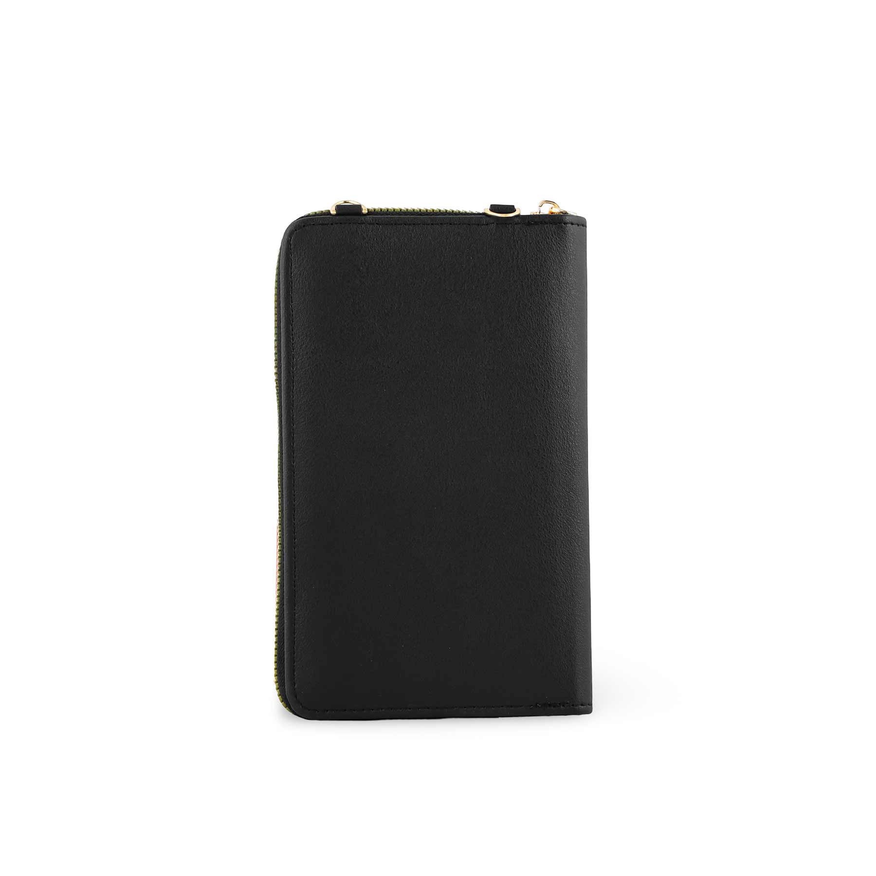 Black Casual Pouch For Ladies P97622 - Image 4
