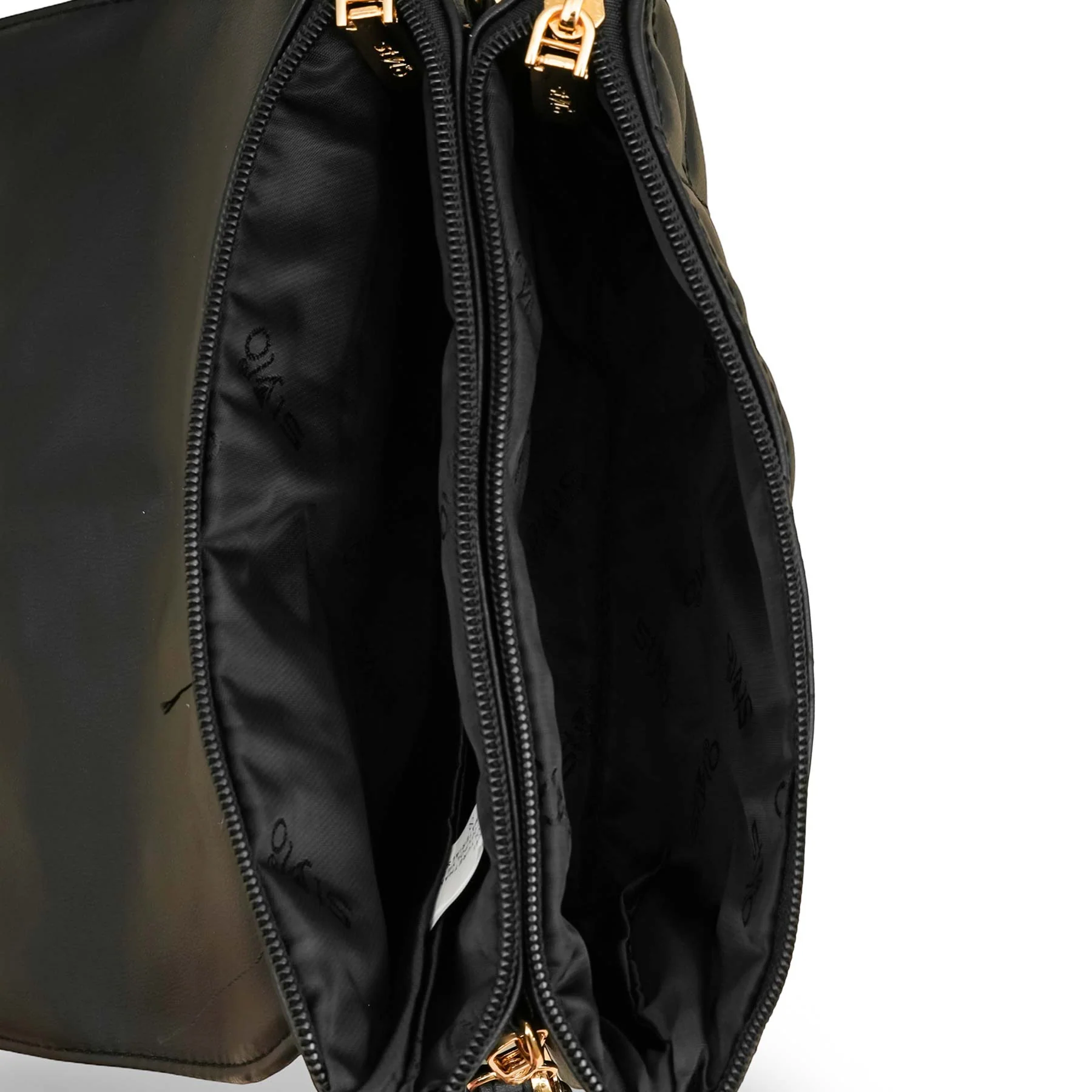 Black Casual Pouch For Ladies P97641 - Image 5