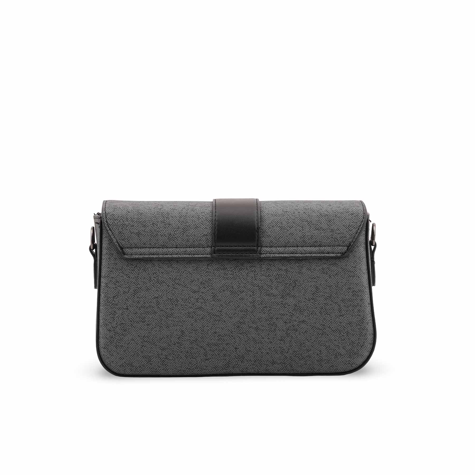 Black Casual Pouch For Ladies P97678 - Image 4