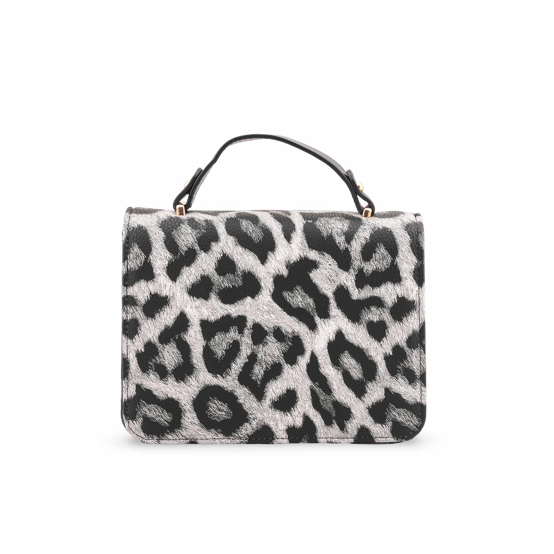 Black Casual Pouch For Women P97665 - Image 2