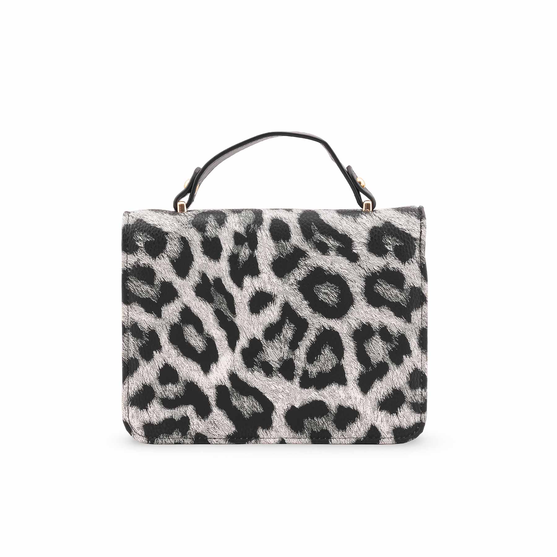 Black Casual Pouch For Women P97665 - Image 4